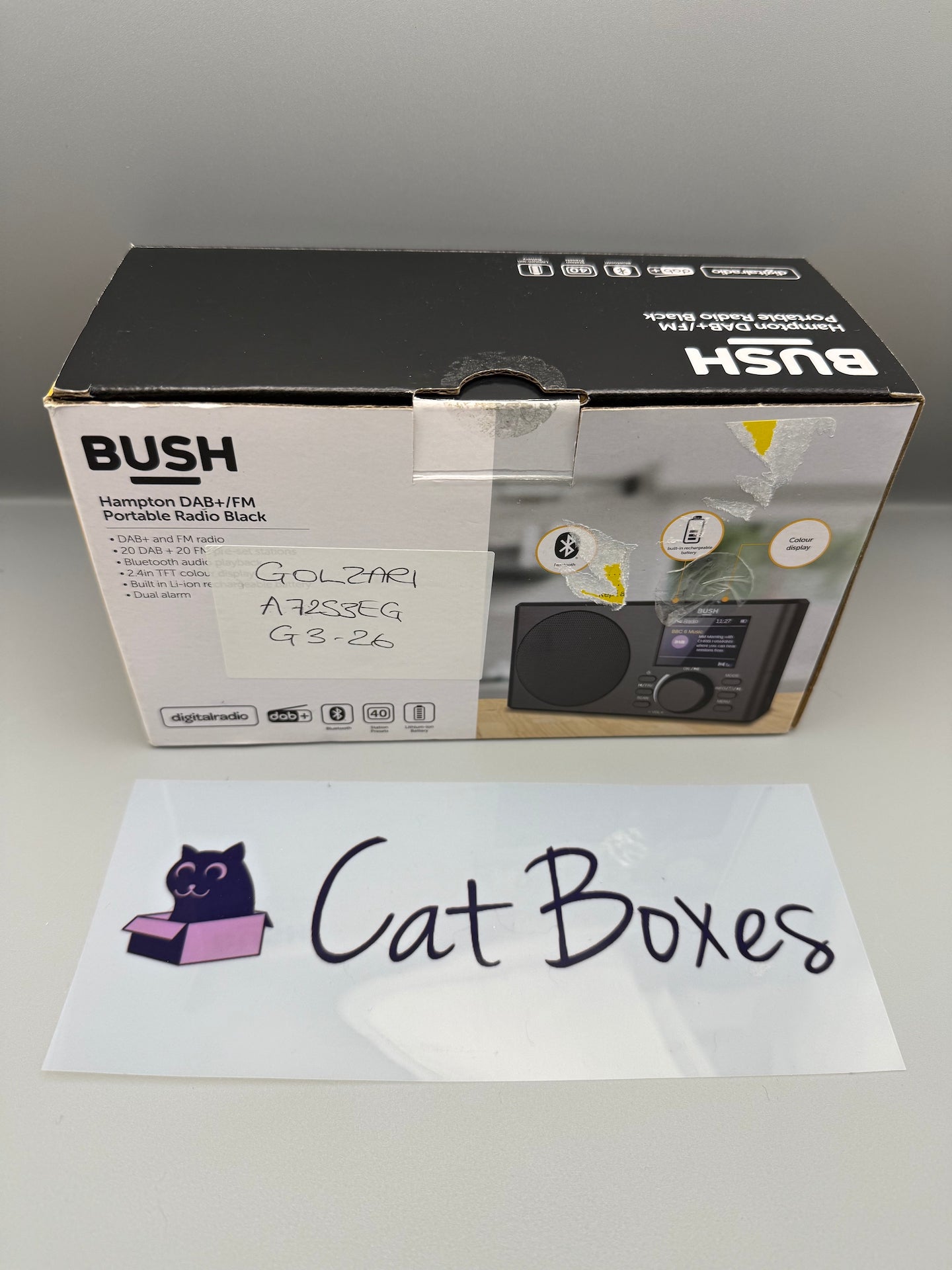 Bush Hampton Dab+ Portable Radio - Black