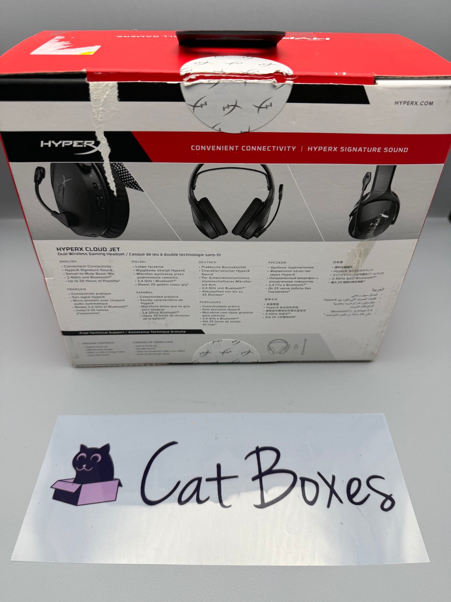 HyperX Cloud Jet Dual Wireless Headset PC, PS4/PS5, Switch 2