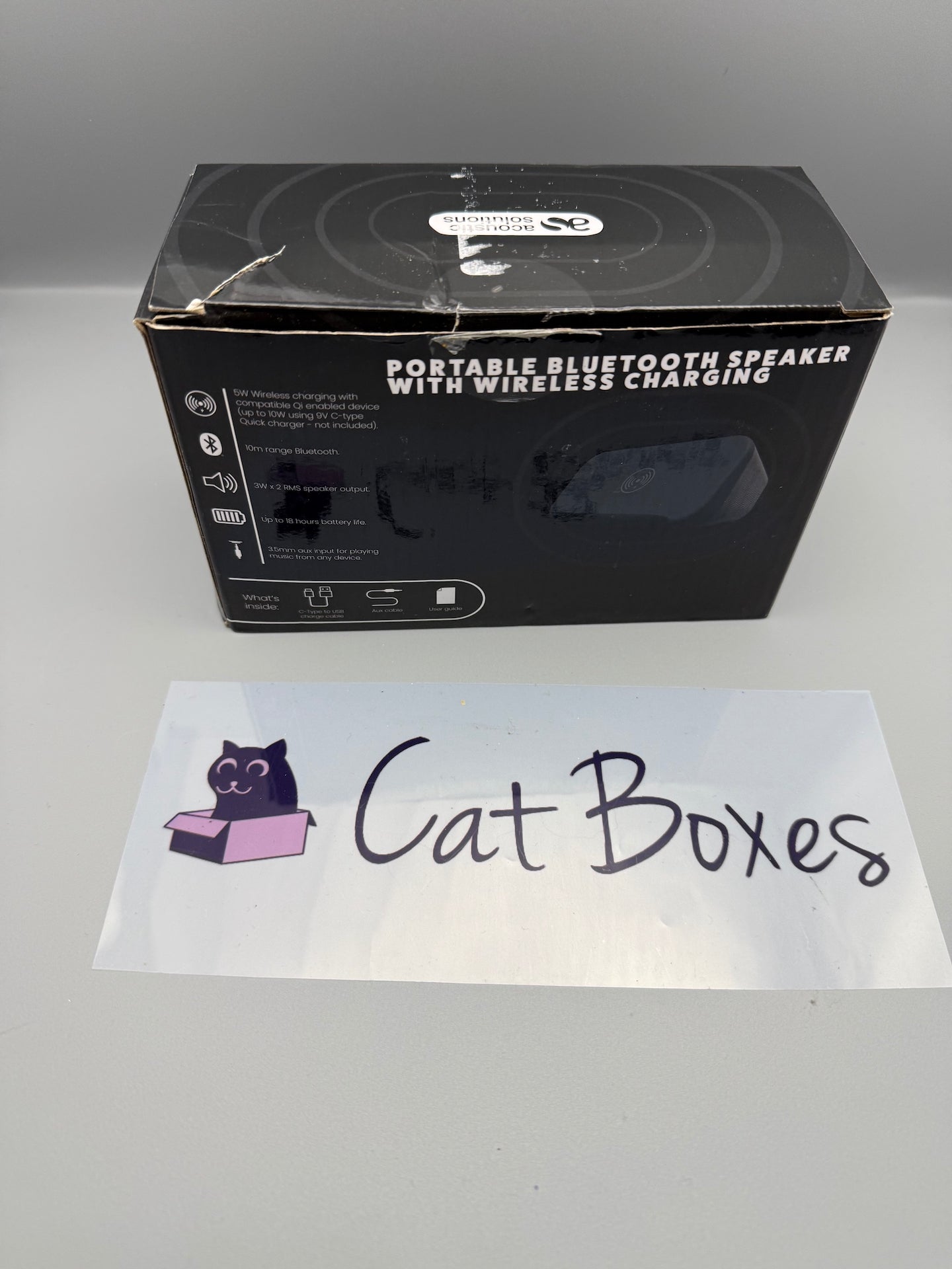 Acoustic Solutions Podium Wireless Bluetooth Speaker