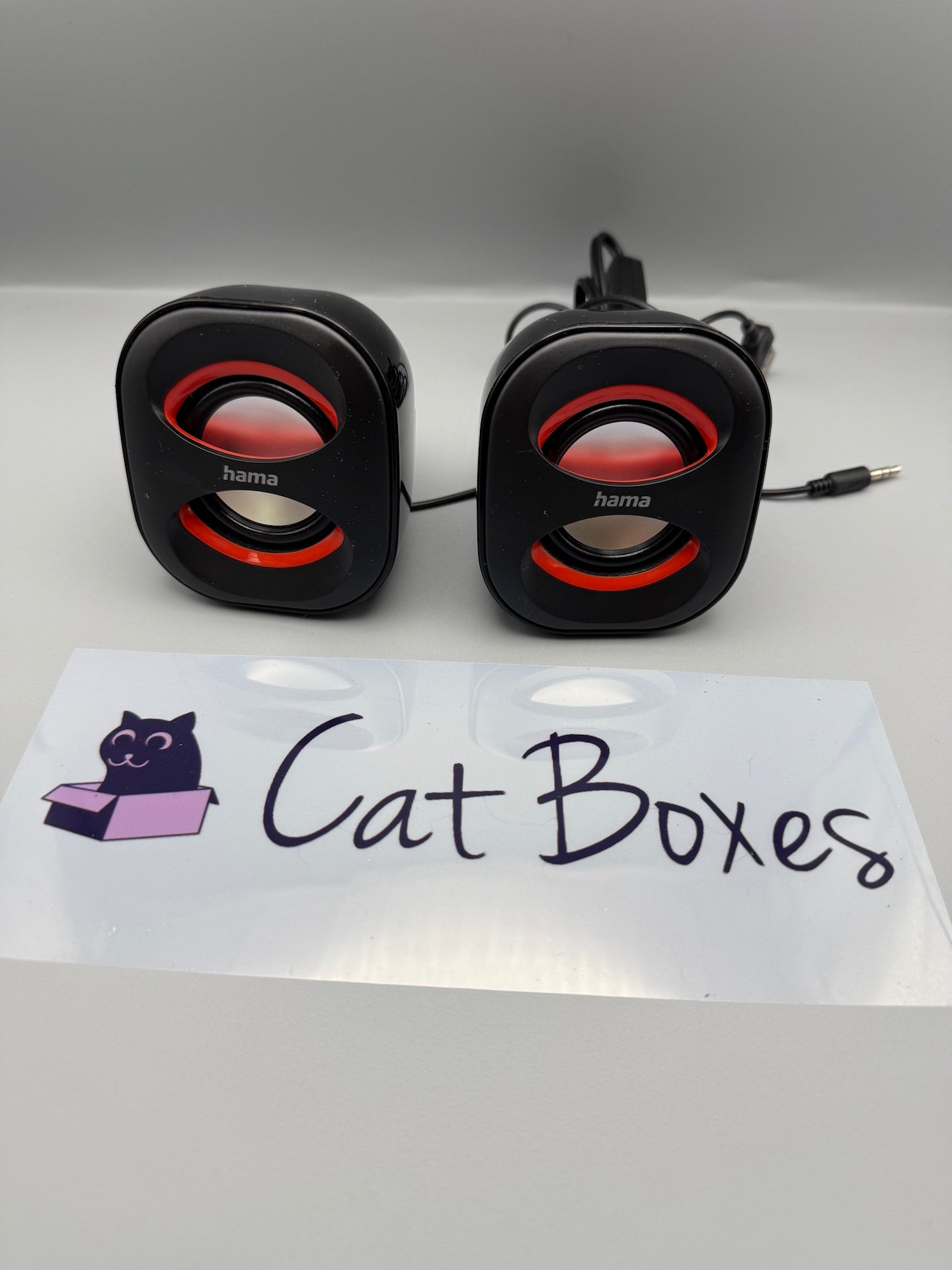 Hama Sonic Mobil PC Speakers x2 | USB3.0 | 3.5 mm Jack | 3 Watt Active Speakers