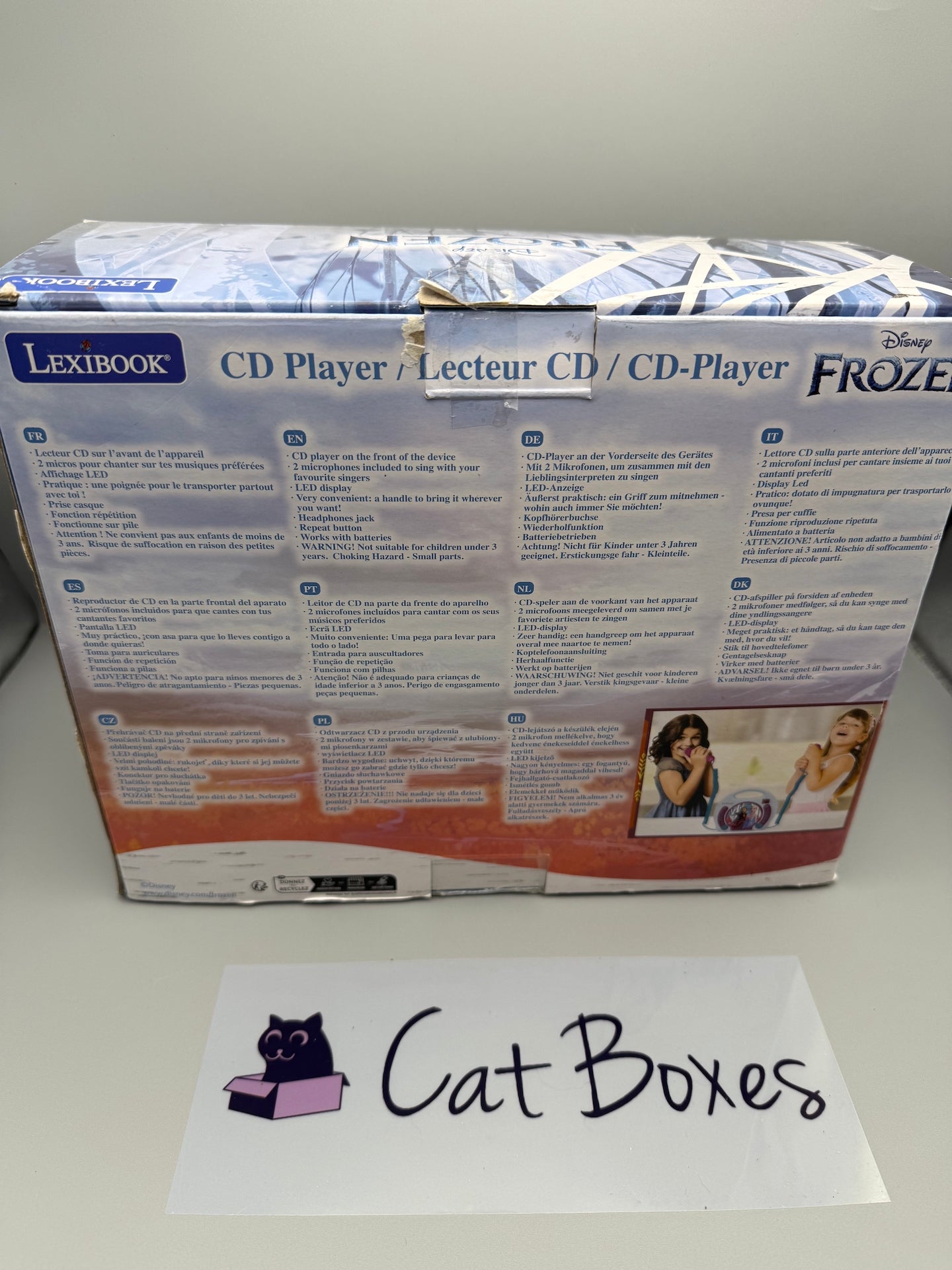 Lexibook, Frozen, Portable CD player with Microphones