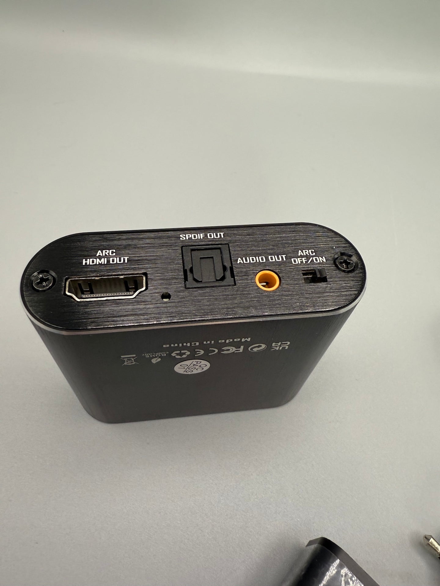 4K@60Hz HDMI Audio Extractor with 1.2m HDMI Cable avedio links