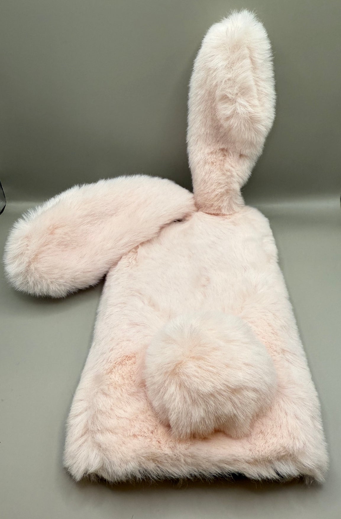 LCHDA iPhone 6S Plus Rabbit Fur Case Bunny Ear Phone Case - Pink