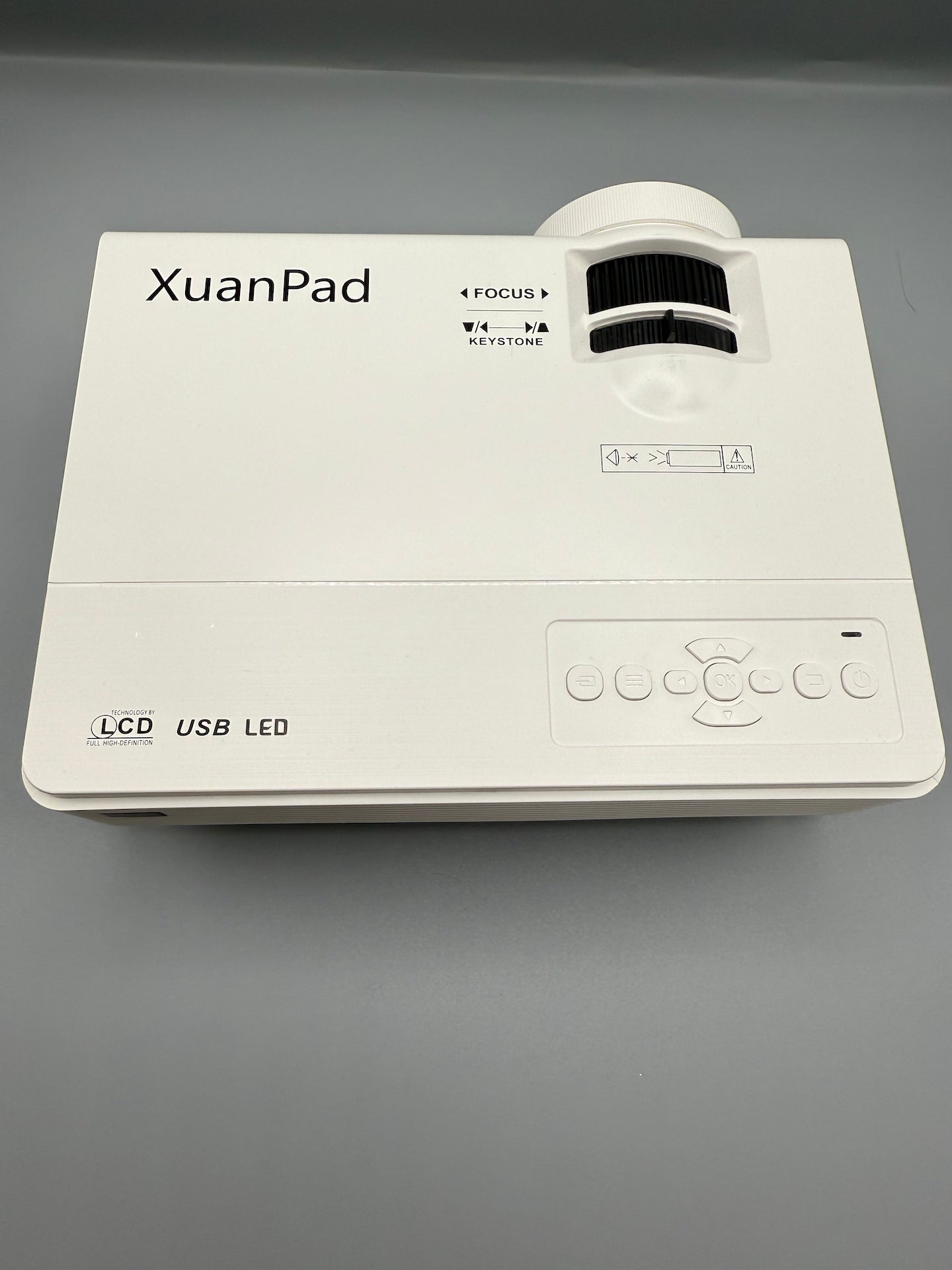 XuanPad Mini Projector, 2025 Upgraded 14000L Portable Video Home Projector