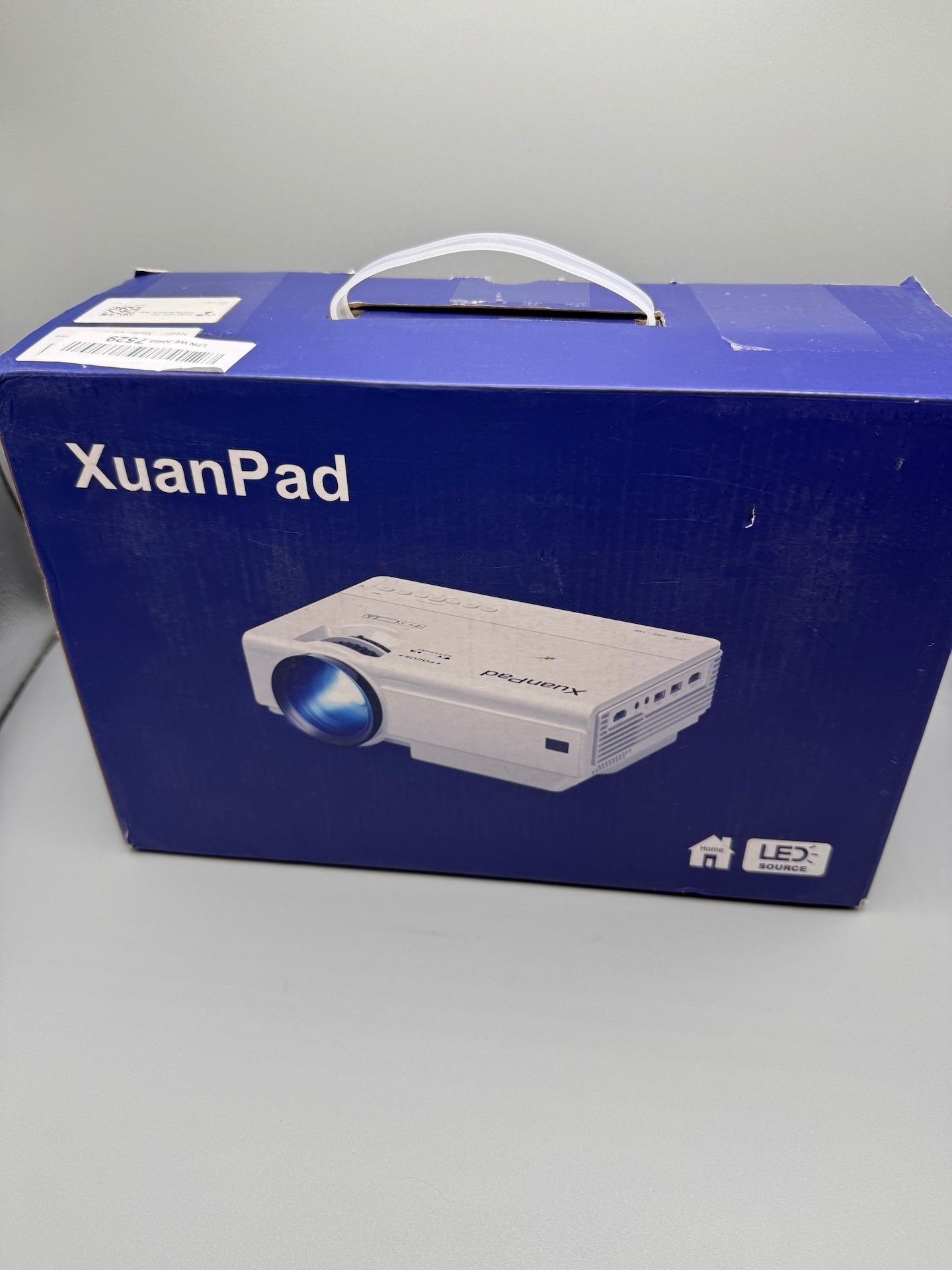 XuanPad Mini Projector, 2025 Upgraded 14000L Portable Video Home Projector