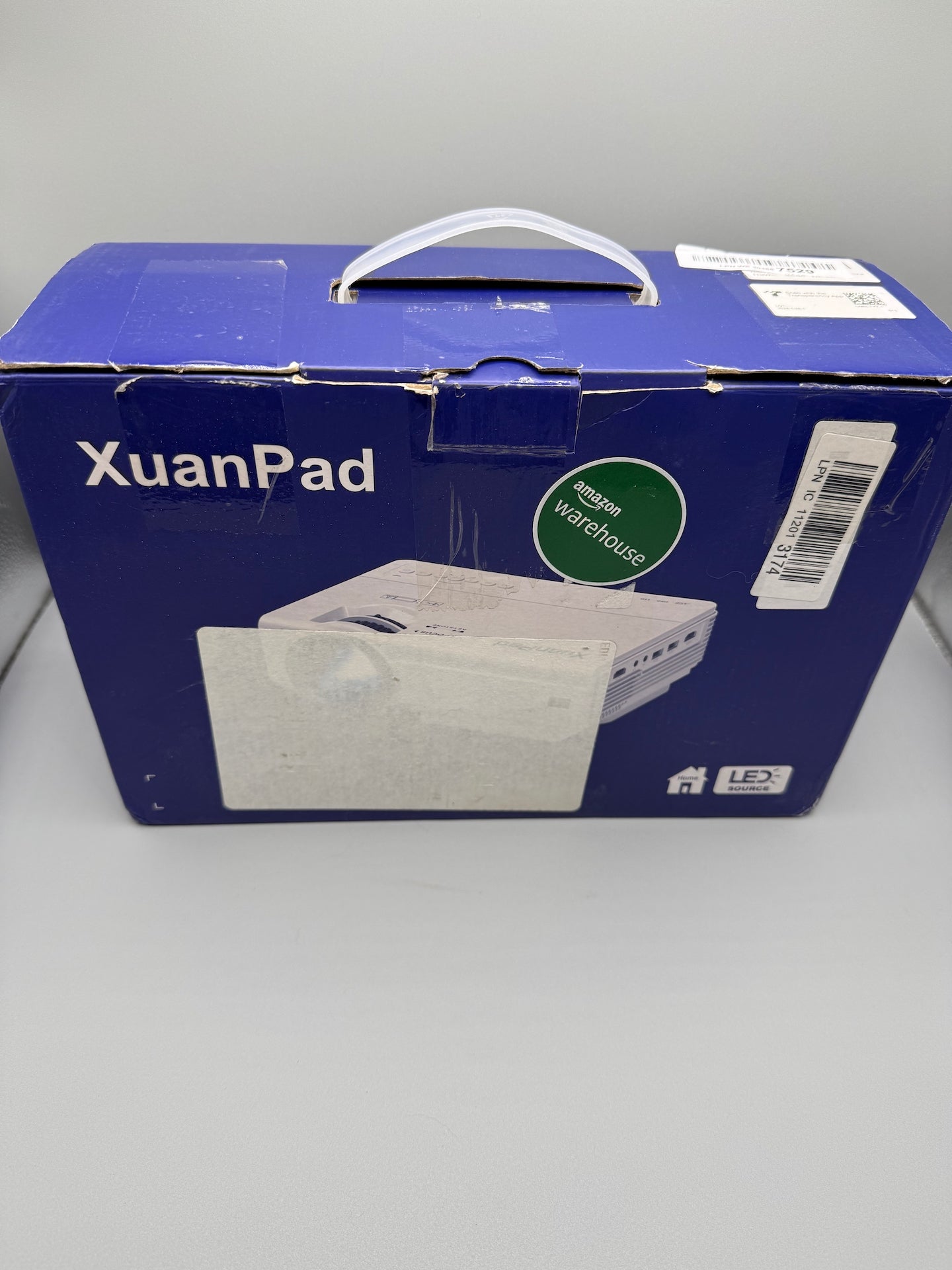 XuanPad Mini Projector, 2025 Upgraded 14000L Portable Video Home Projector