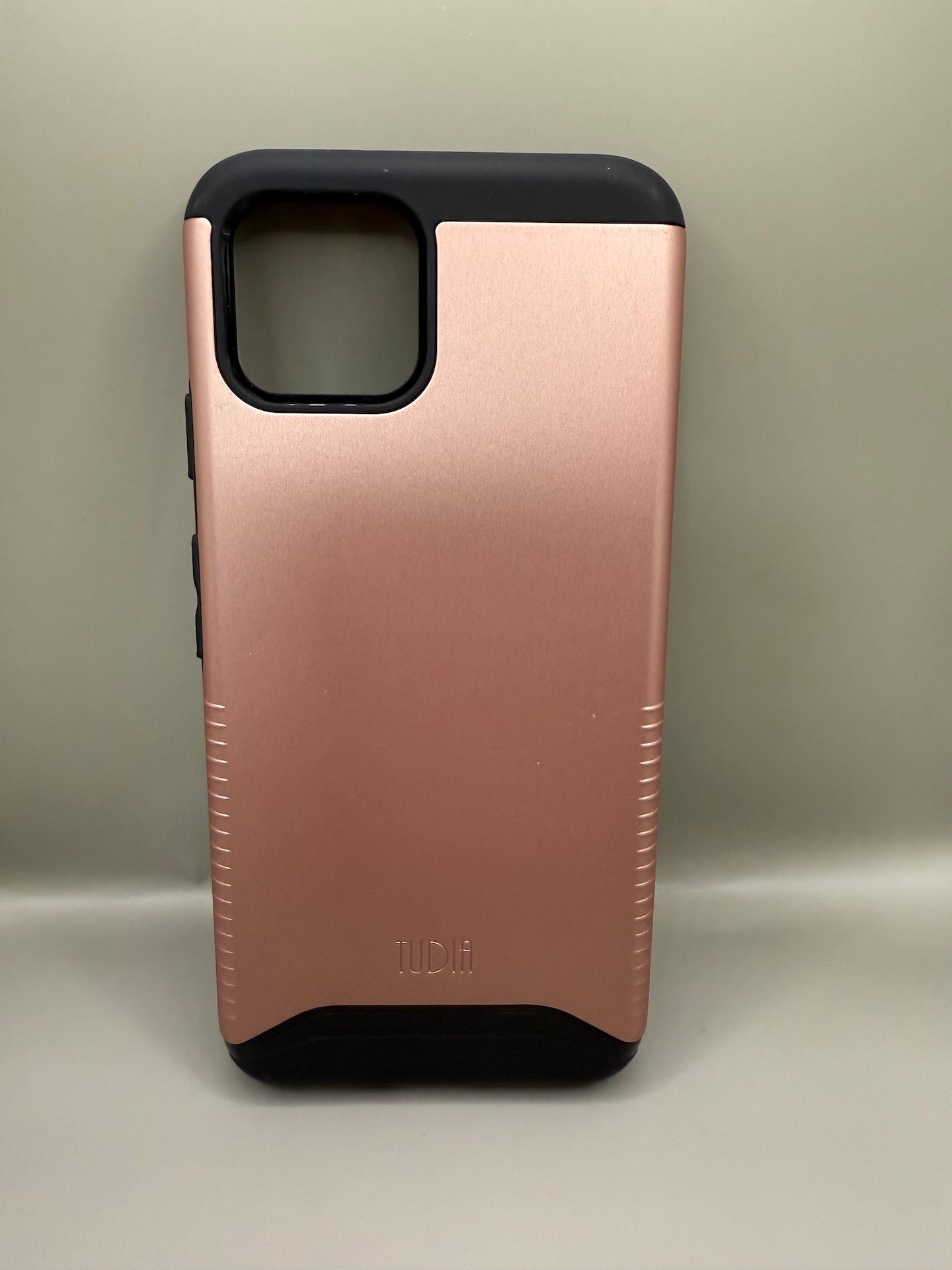 Tudia DualShield Designed Slim Hard Case for Google Pixel 4 (Rose Gold)