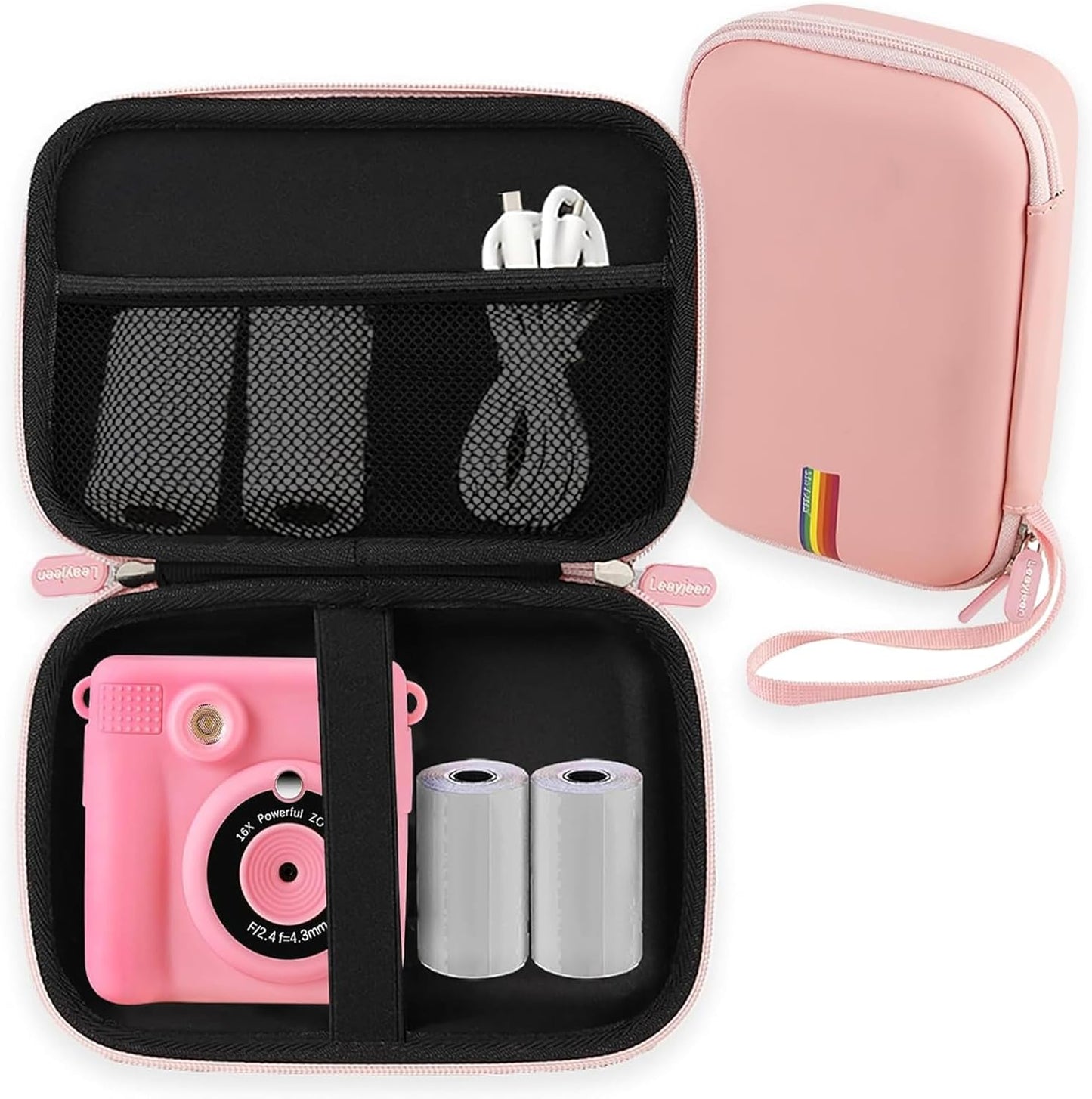 Leayjeen Kids Instant Print Camera Case (Case Only) Pink