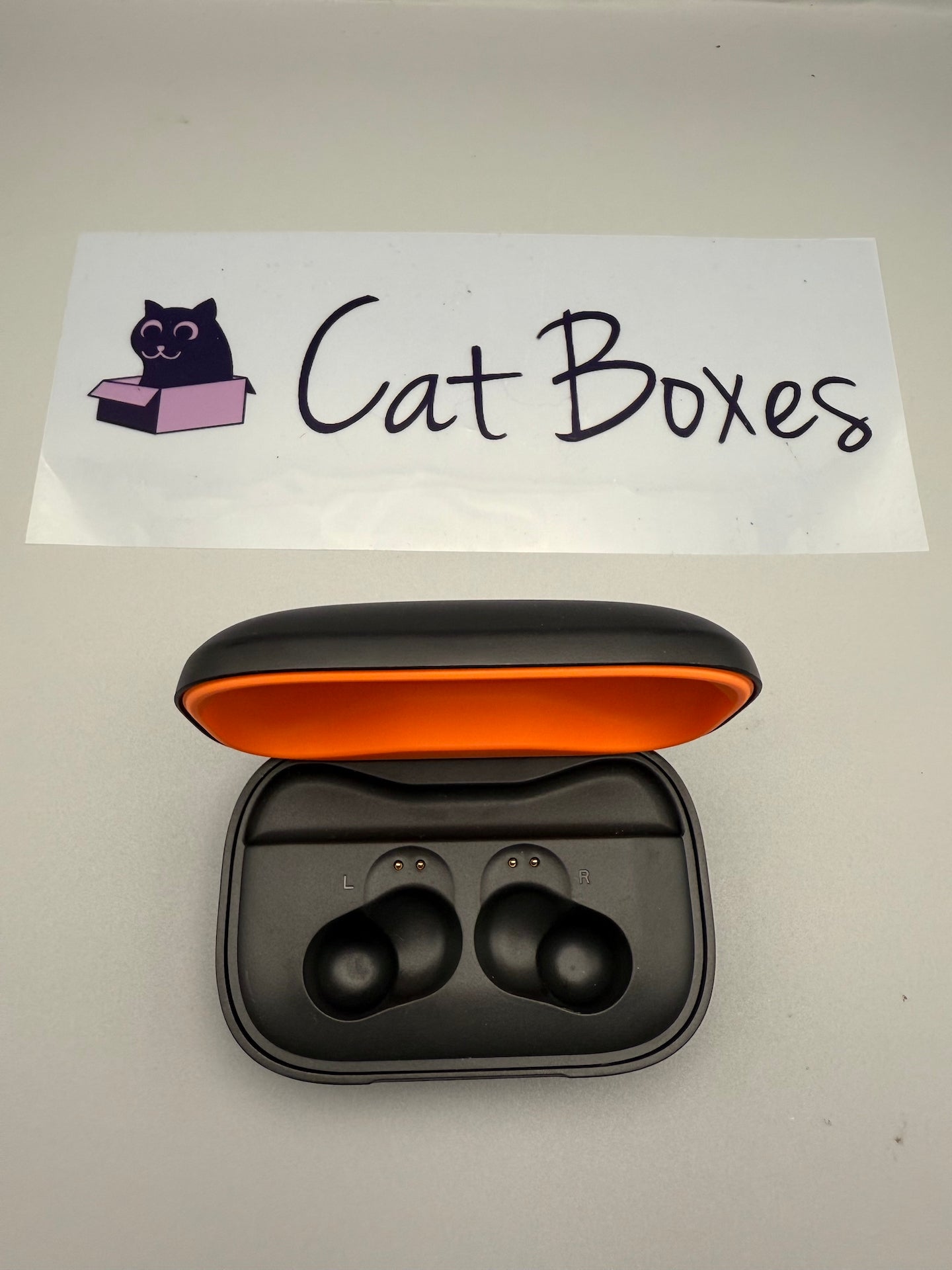 Skullcandy Push Active Wireless Earbuds - True Black/Orange **CASE ONLY**