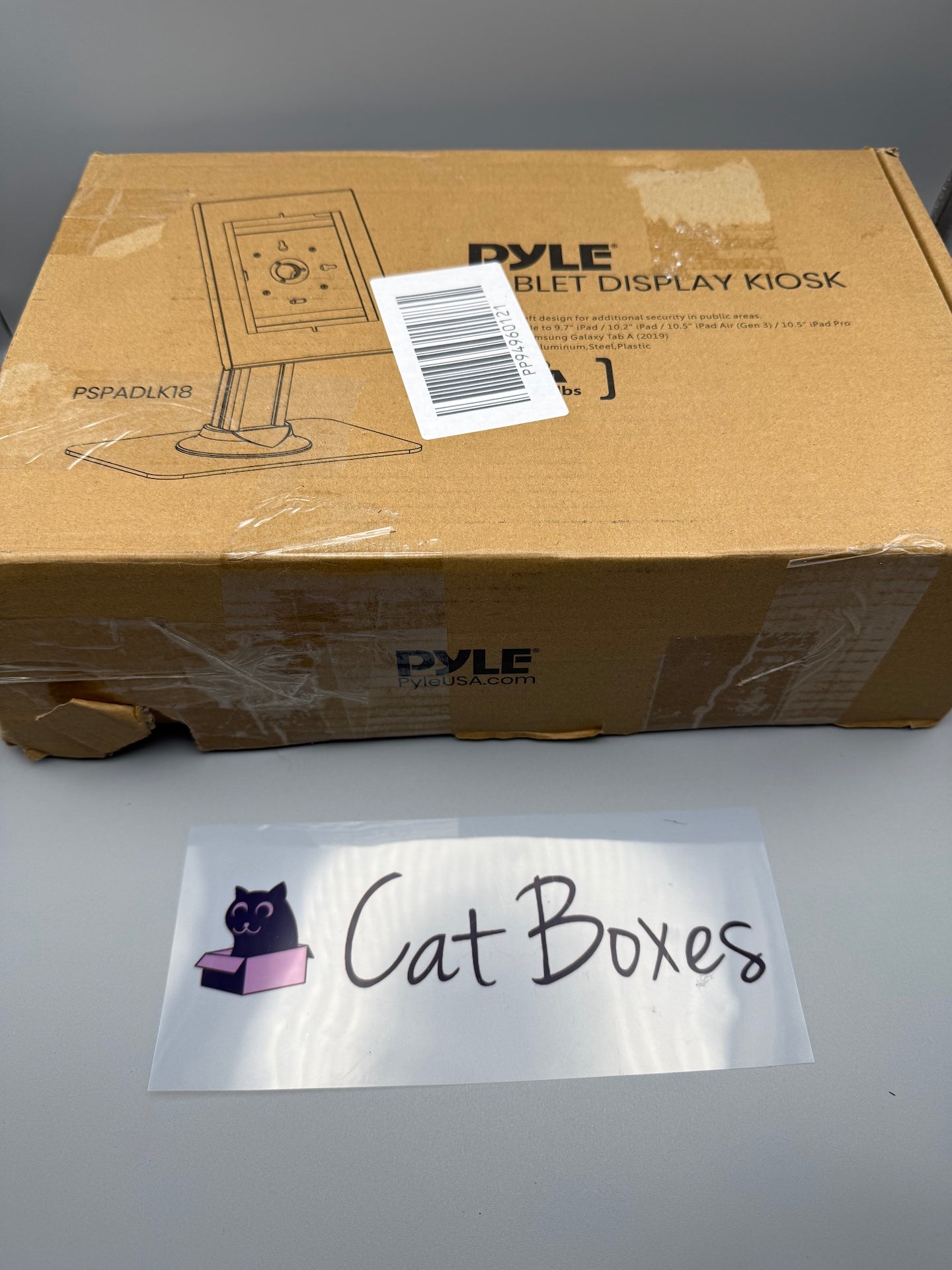 Pyle Anti-Theft Tablet Security Stand, PSPADLK18, White