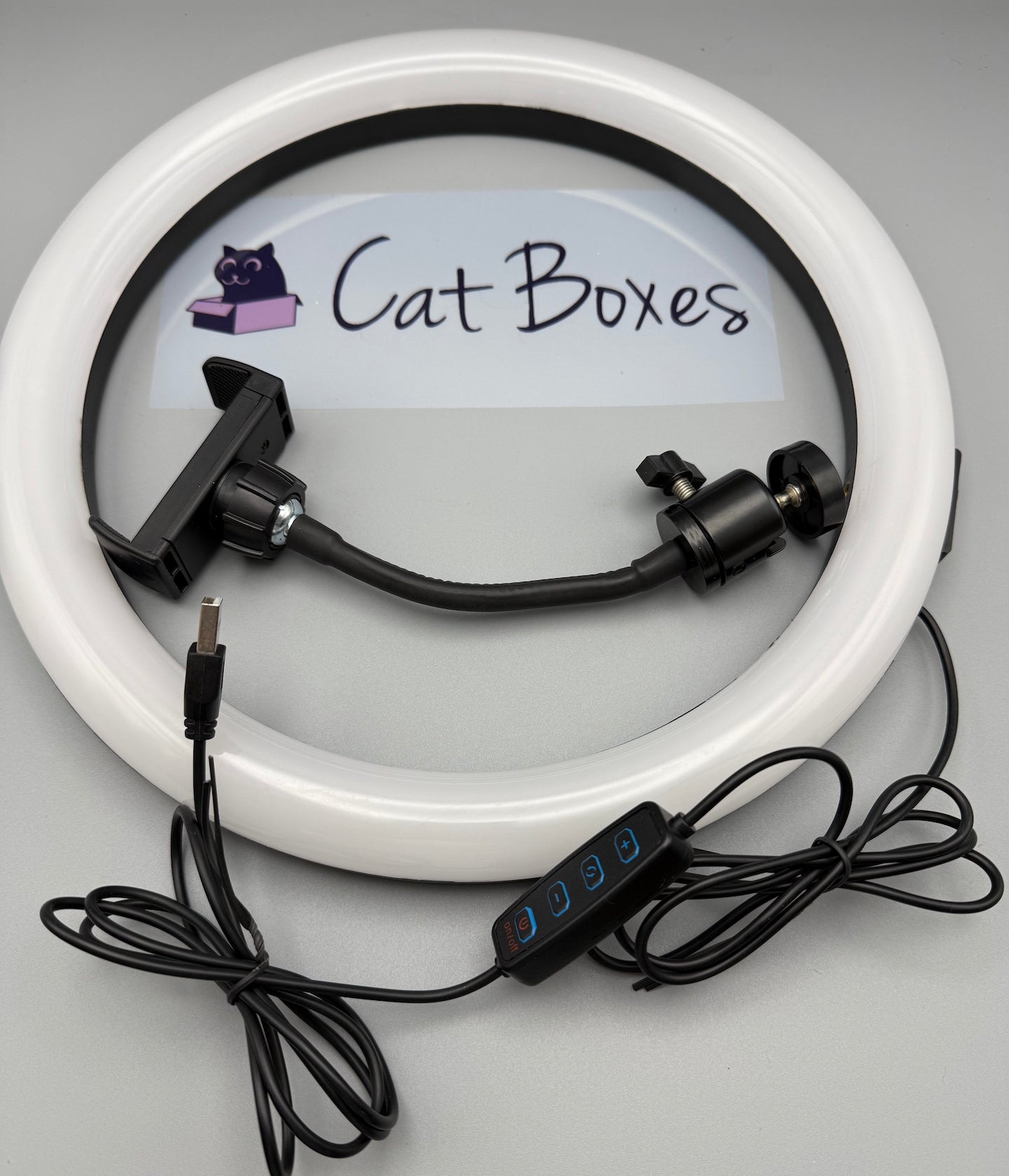 Beamo Ring Light 12'' - Large LED Selfie Ring Light for Phones or Cameras