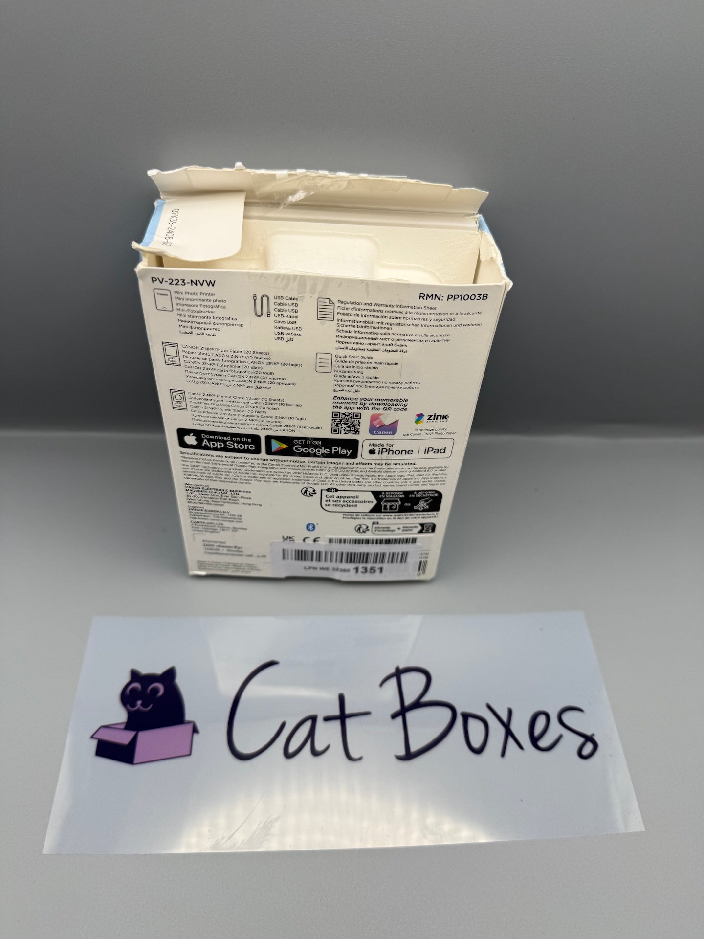 Canon Zoemini 2 Printing Kit - Compact Portable Photo Printer - Navy Blue