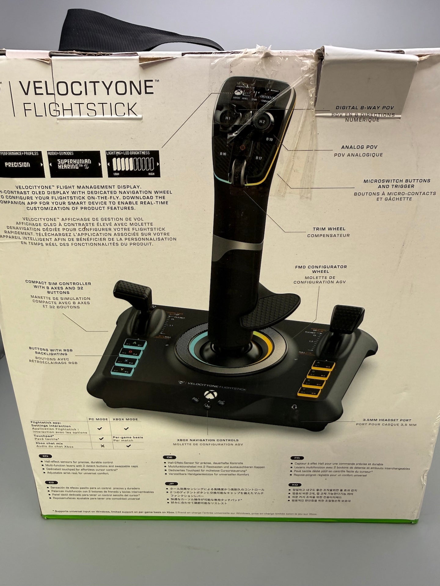 Turtle Beach VelocityOne Flightstick Xbox PC Flight Simulator Controller