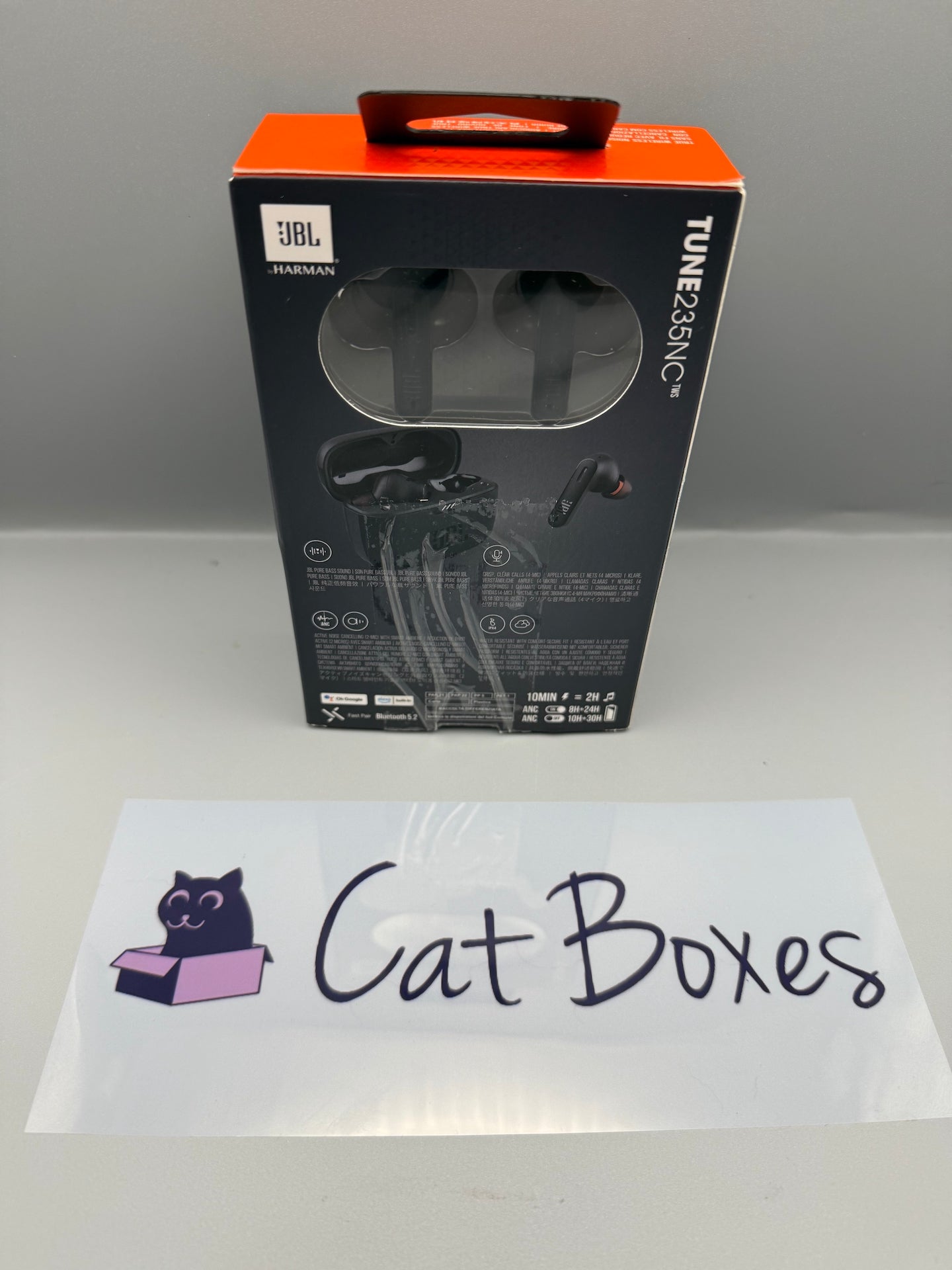 JBL Tune 235 NC, True Wireless Noise Cancelling In-Ear Bluetooth Earbuds, Black