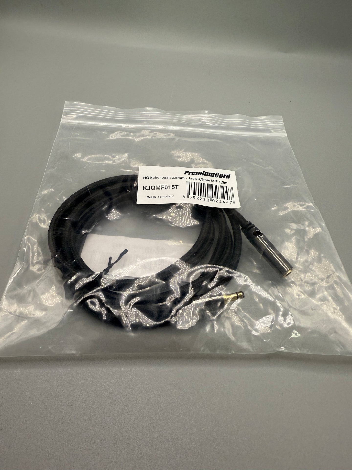 PremiumCord Extension HQ Jack Cable 3.5 mm, 1.5 m