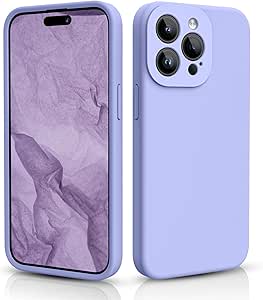 CALOOP Slim-Fit Case for iPhone 15 Pro (Light Purple)