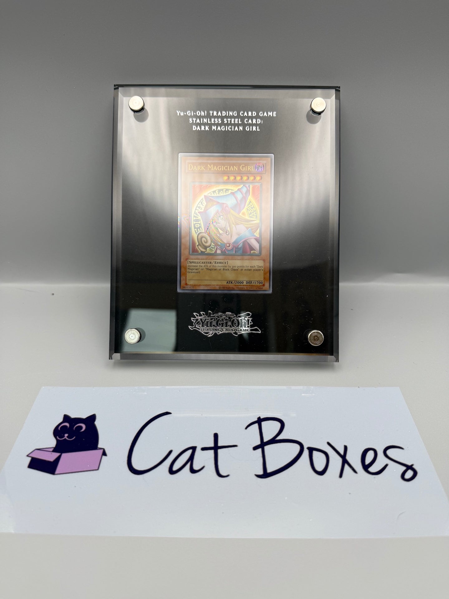Yu-Gi-Oh! Stainless Steel Card: Dark Magic **Open Box**