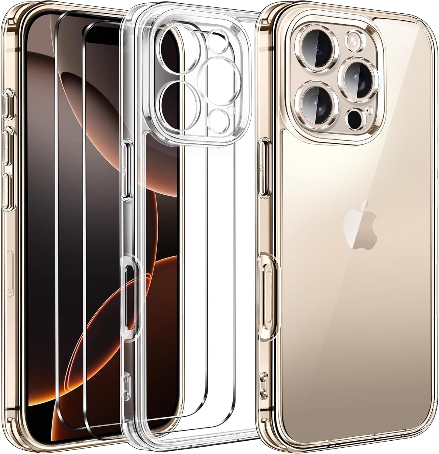 ivoler Clear Case Compatible with iPhone 16 Pro Max 6.9 inch, Clear