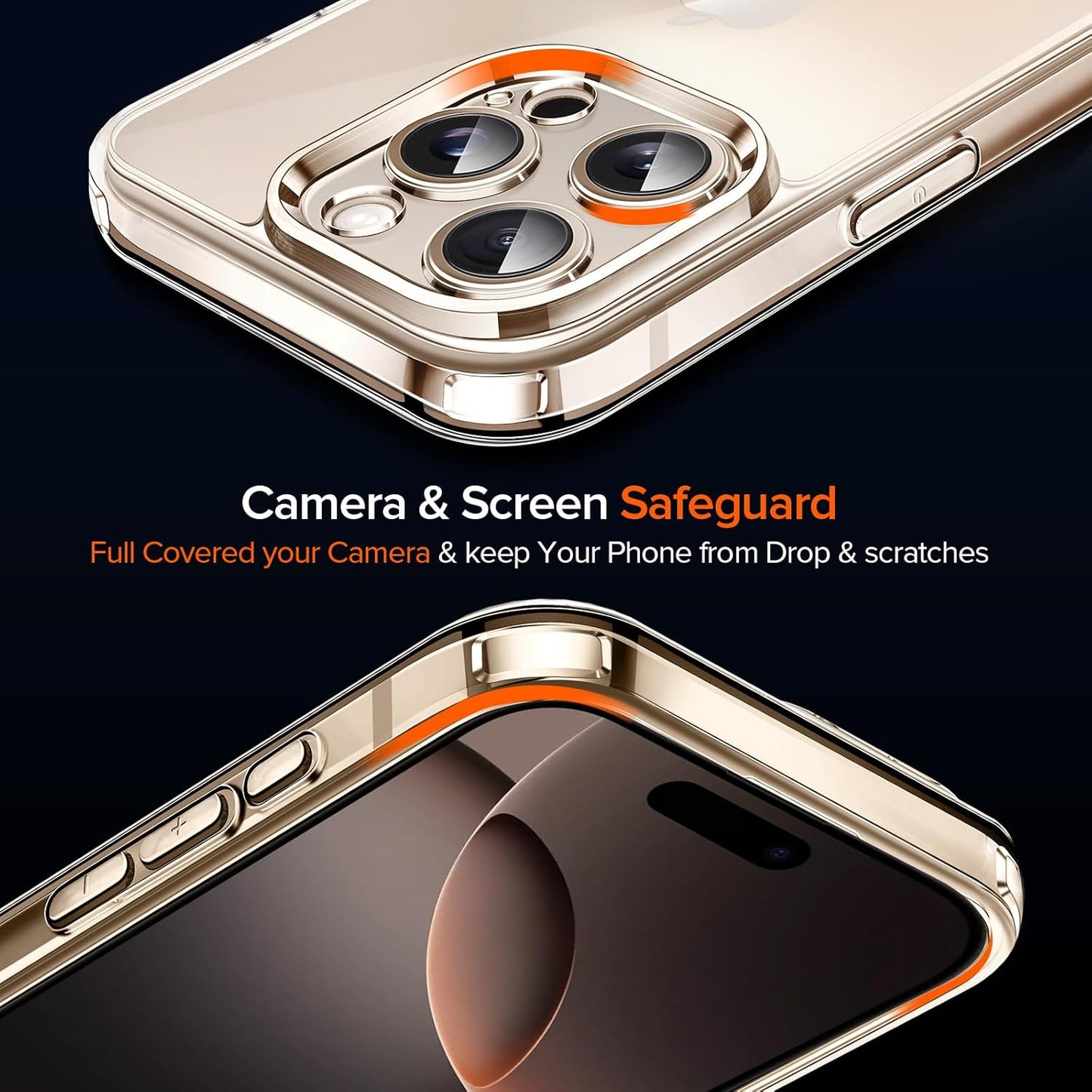 ivoler Clear Case Compatible with iPhone 16 Pro Max 6.9 inch, Clear