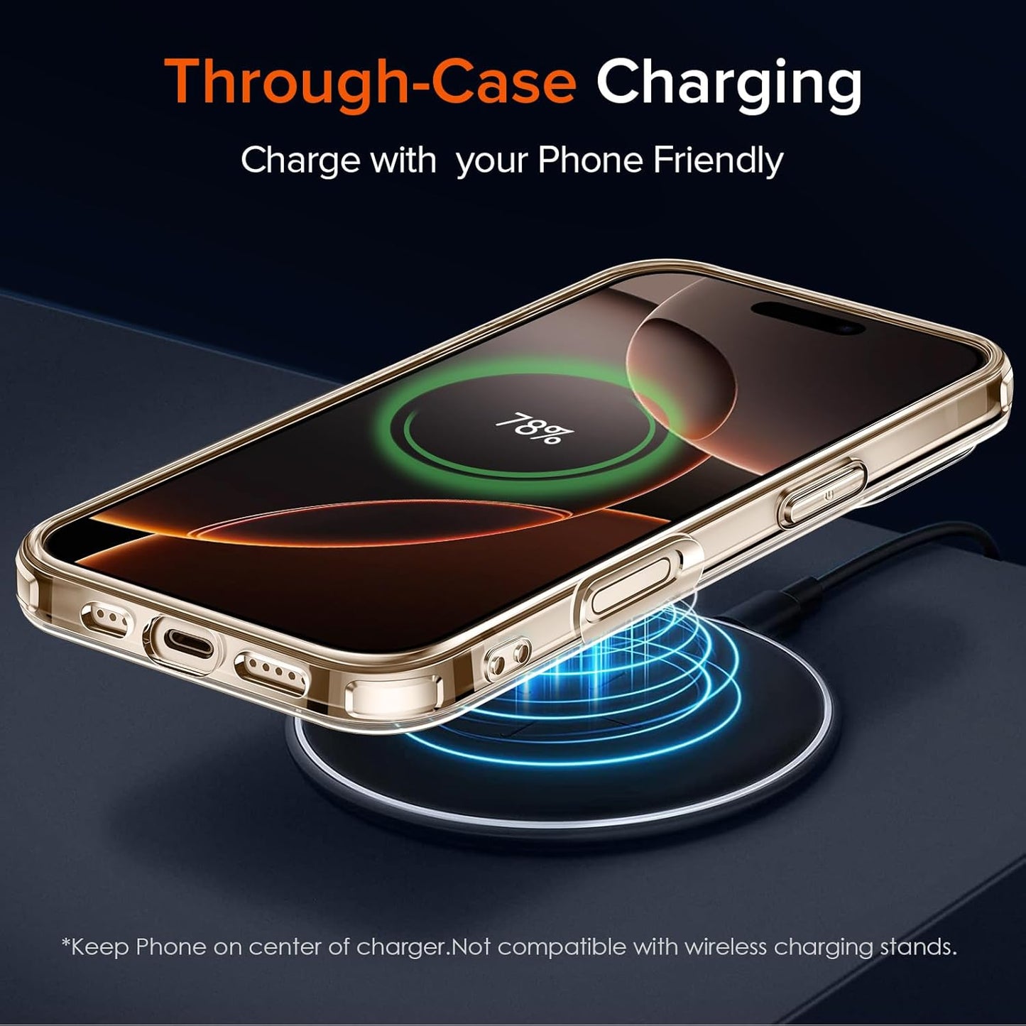 ivoler Clear Case Compatible with iPhone 16 Pro Max 6.9 inch, Clear