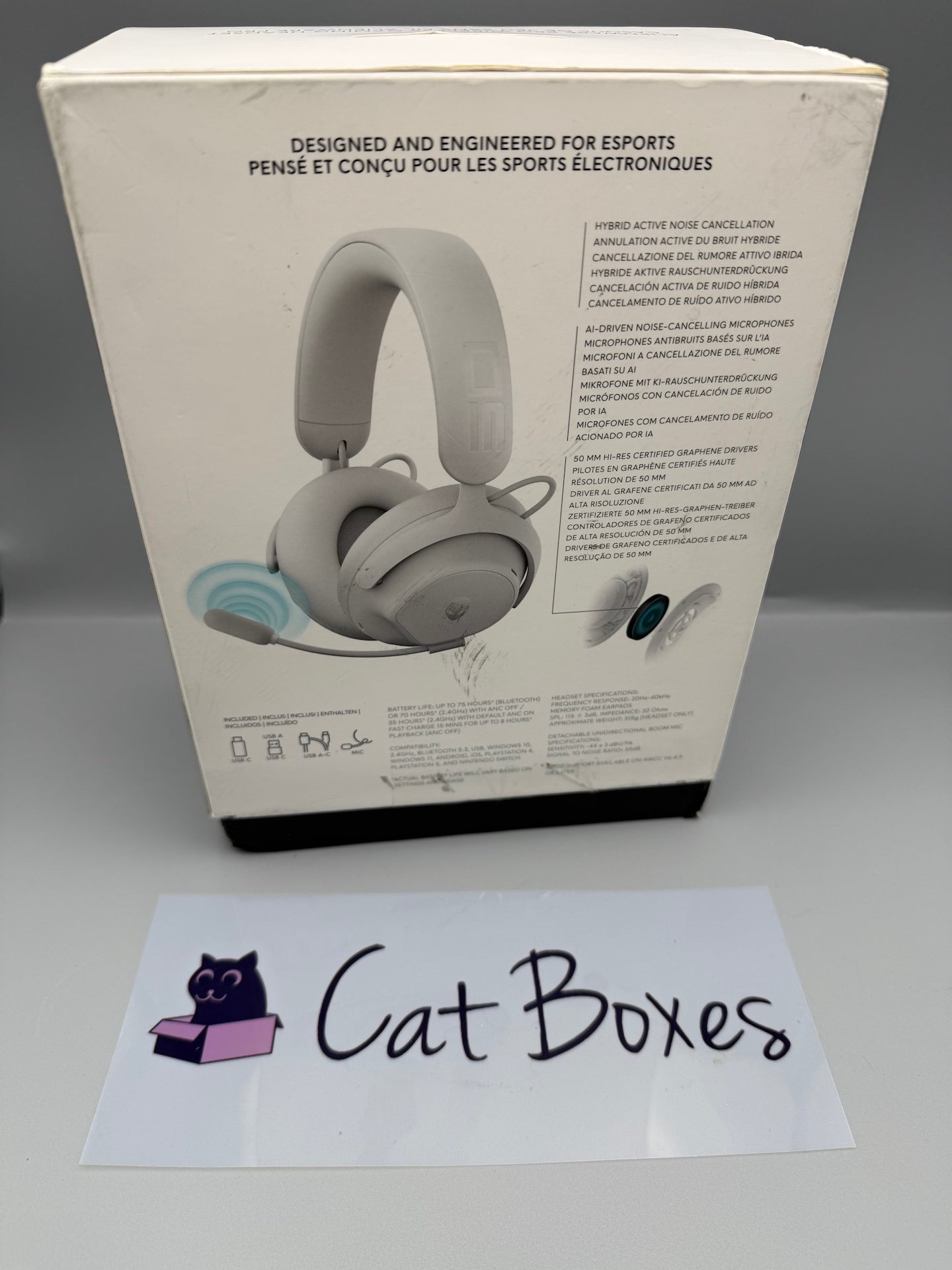 Alienware Pro Wireless Gaming Headset Lunar Light