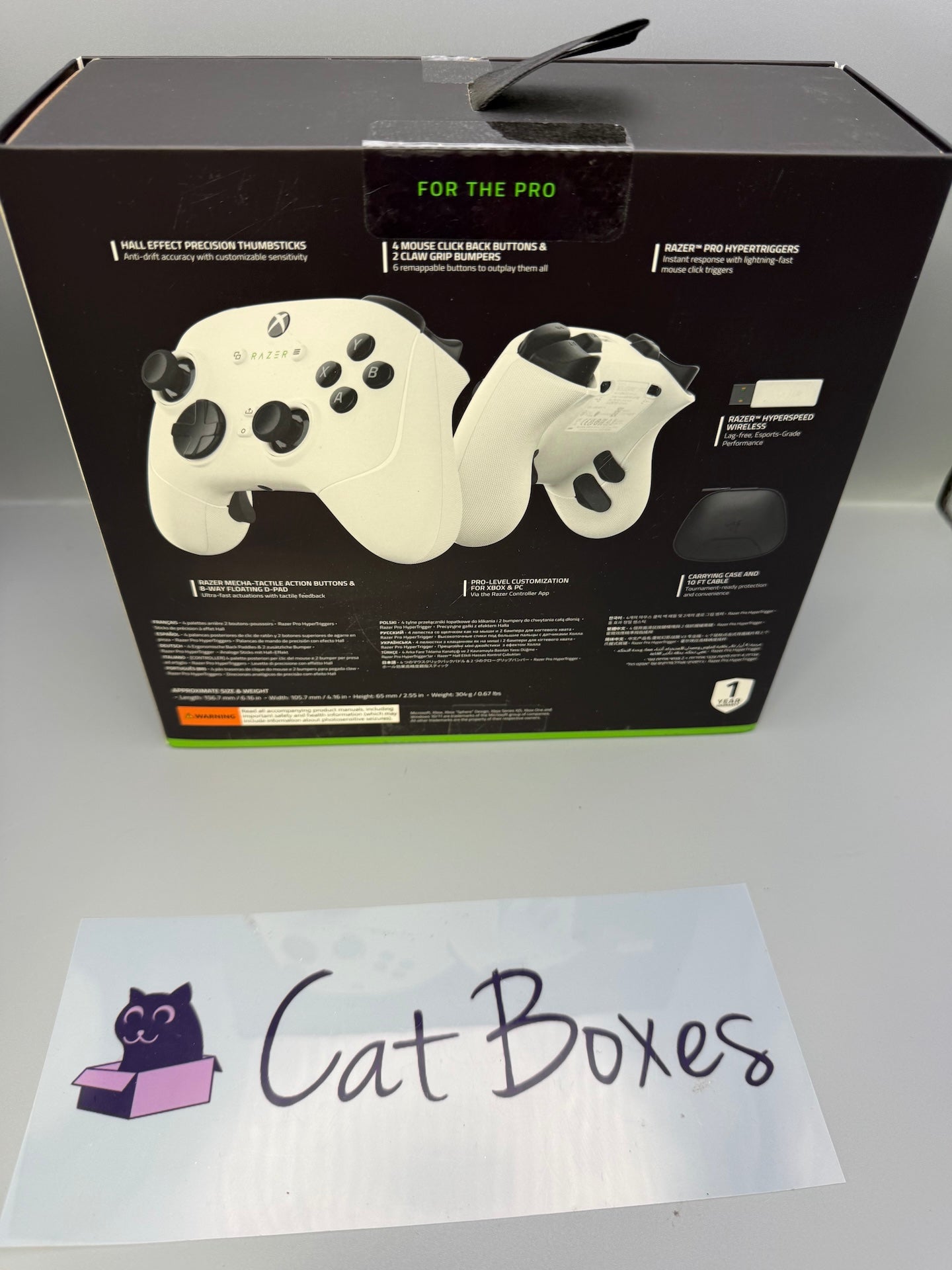 Razer Wolverine V3 Pro Wireless Xbox PC Controller White Boxed with Case