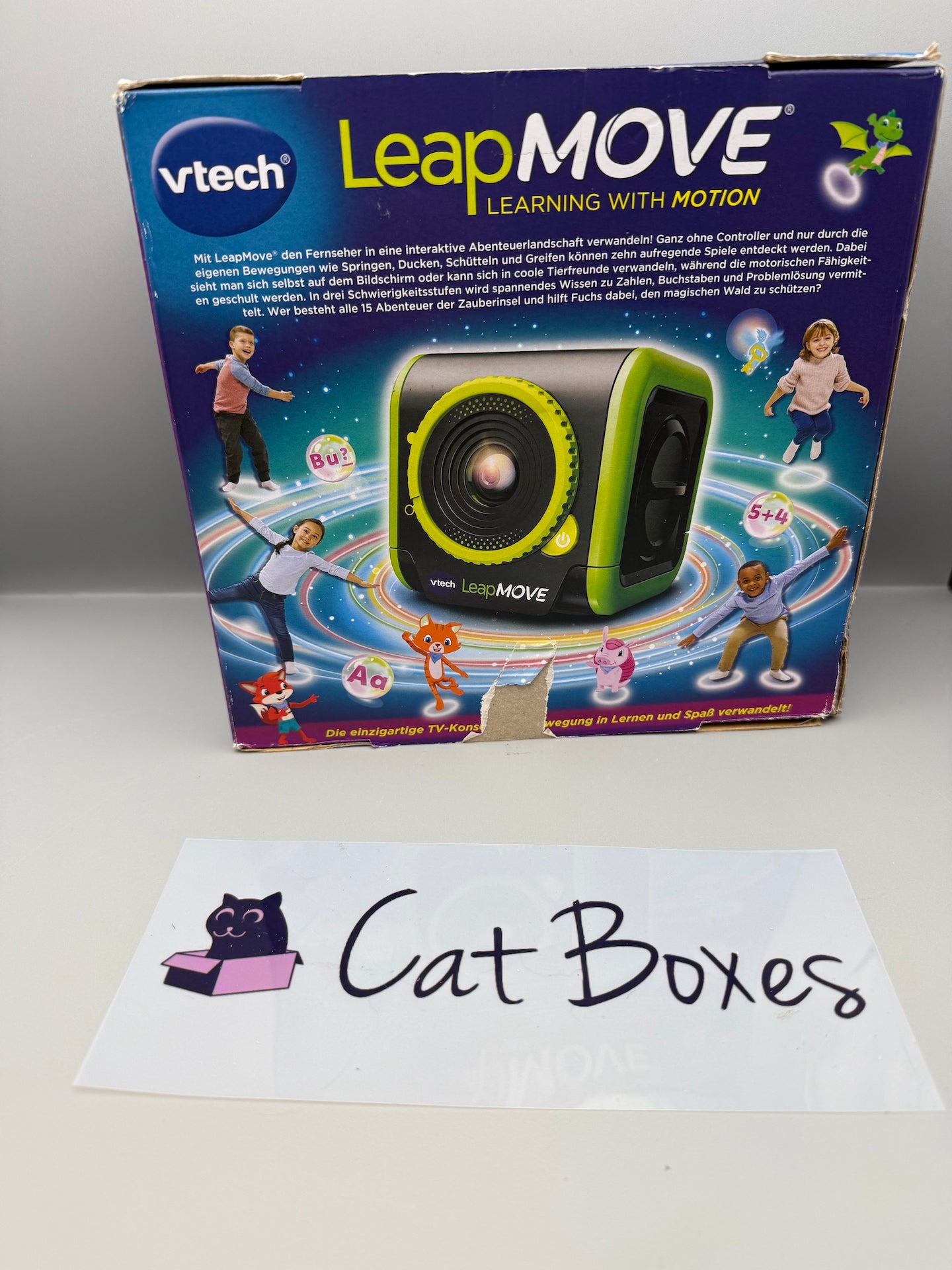 VTech LeapMove Interactive Learning Console *German Version* HDMI *Tatty Box*