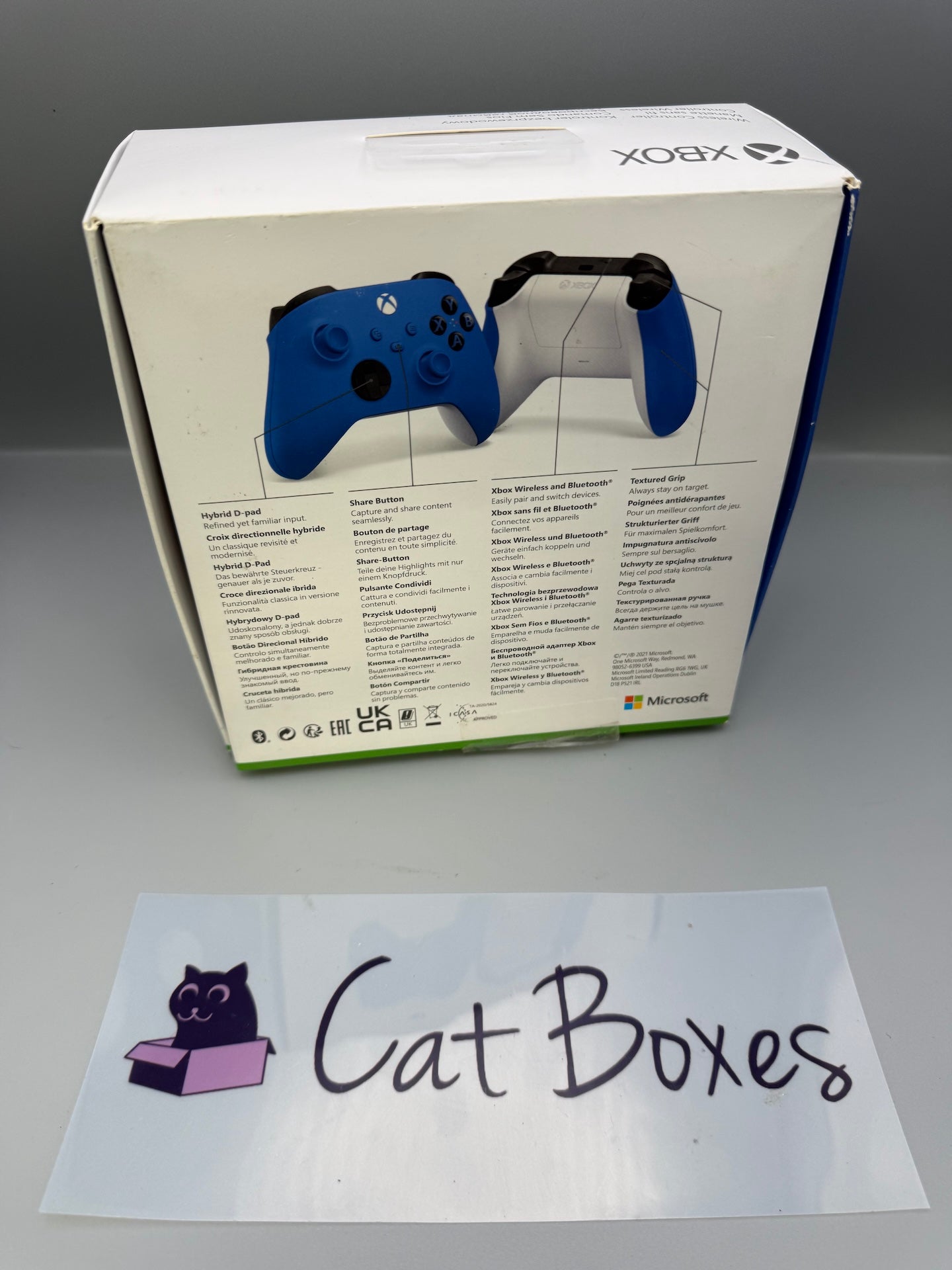 Official Microsoft Xbox Series X & S Wireless Controller - Shock Blue