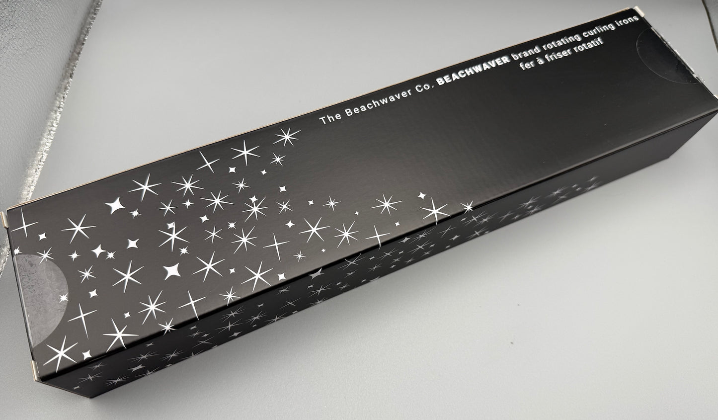 Beachwaver B1 Rotating Curling Iron Black Glitter