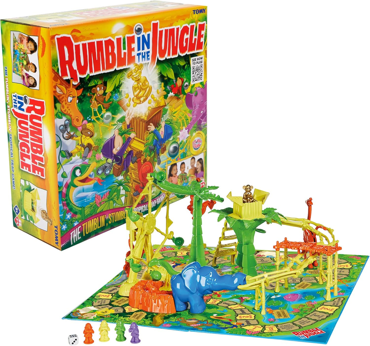Tomy Rumble In The Jungle Board Game