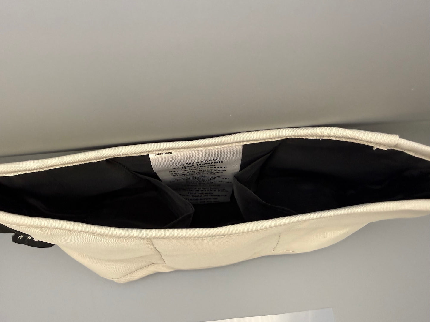 smarTrike STR7 Rear Storage Bag Shopping Basket Cream Genuine Replacement