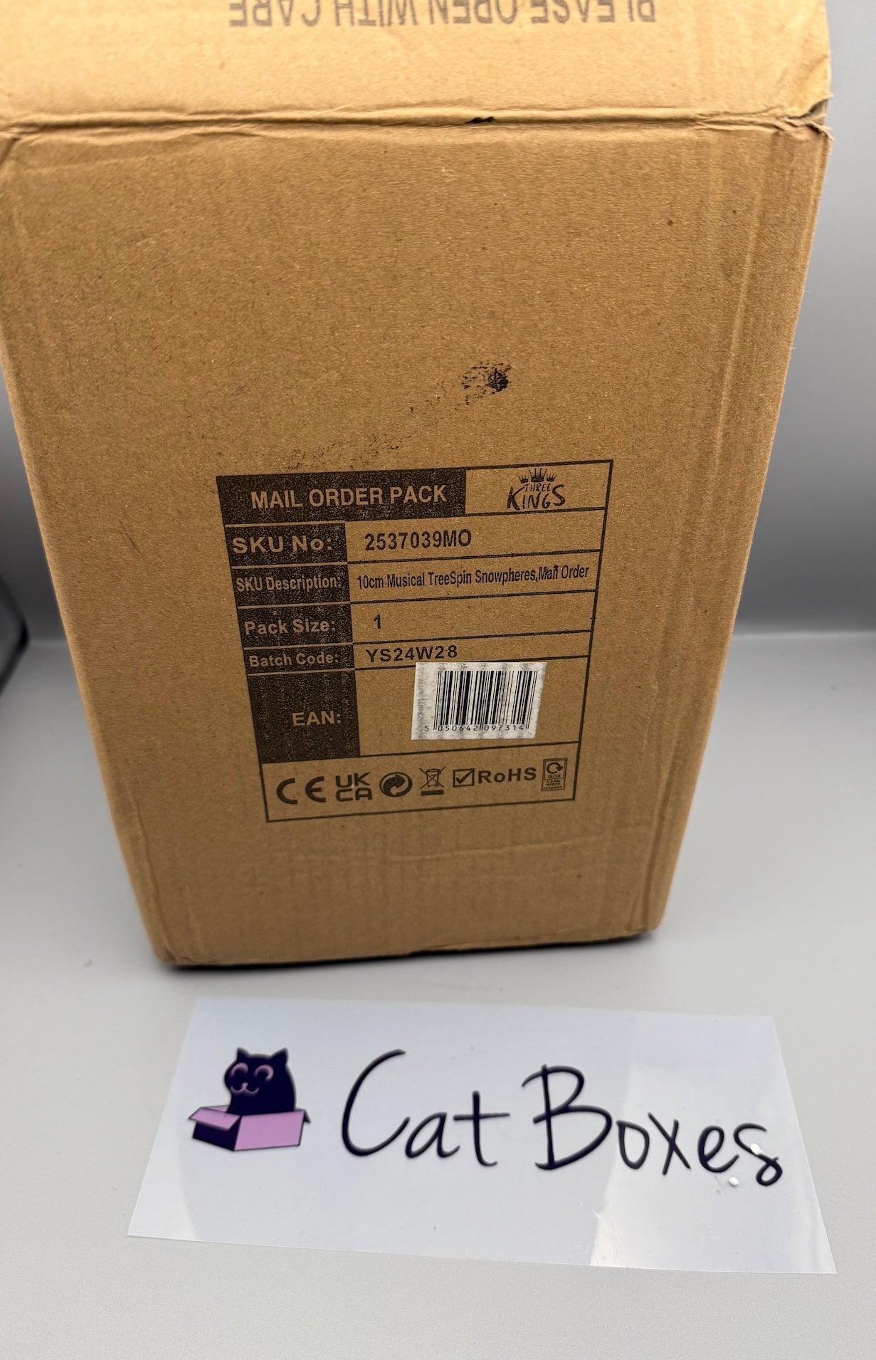 Three Kings Musical Treespin Snowsphere