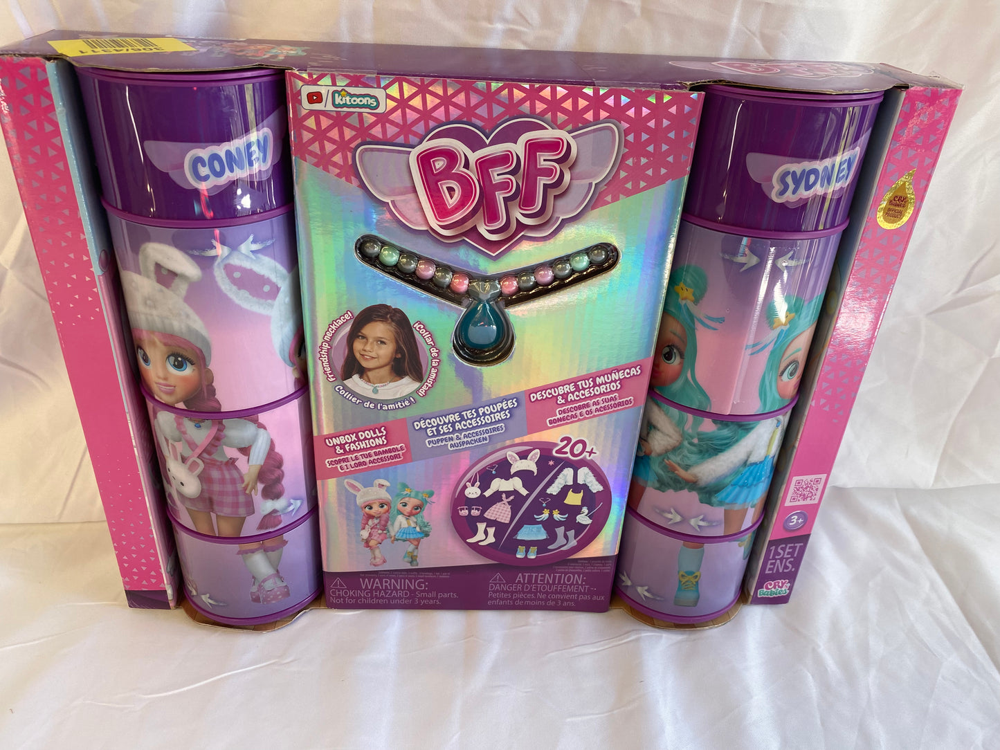 BFF By Cry Babies Coney & Sydney, Twin Pack Collectible Fashion Dolls