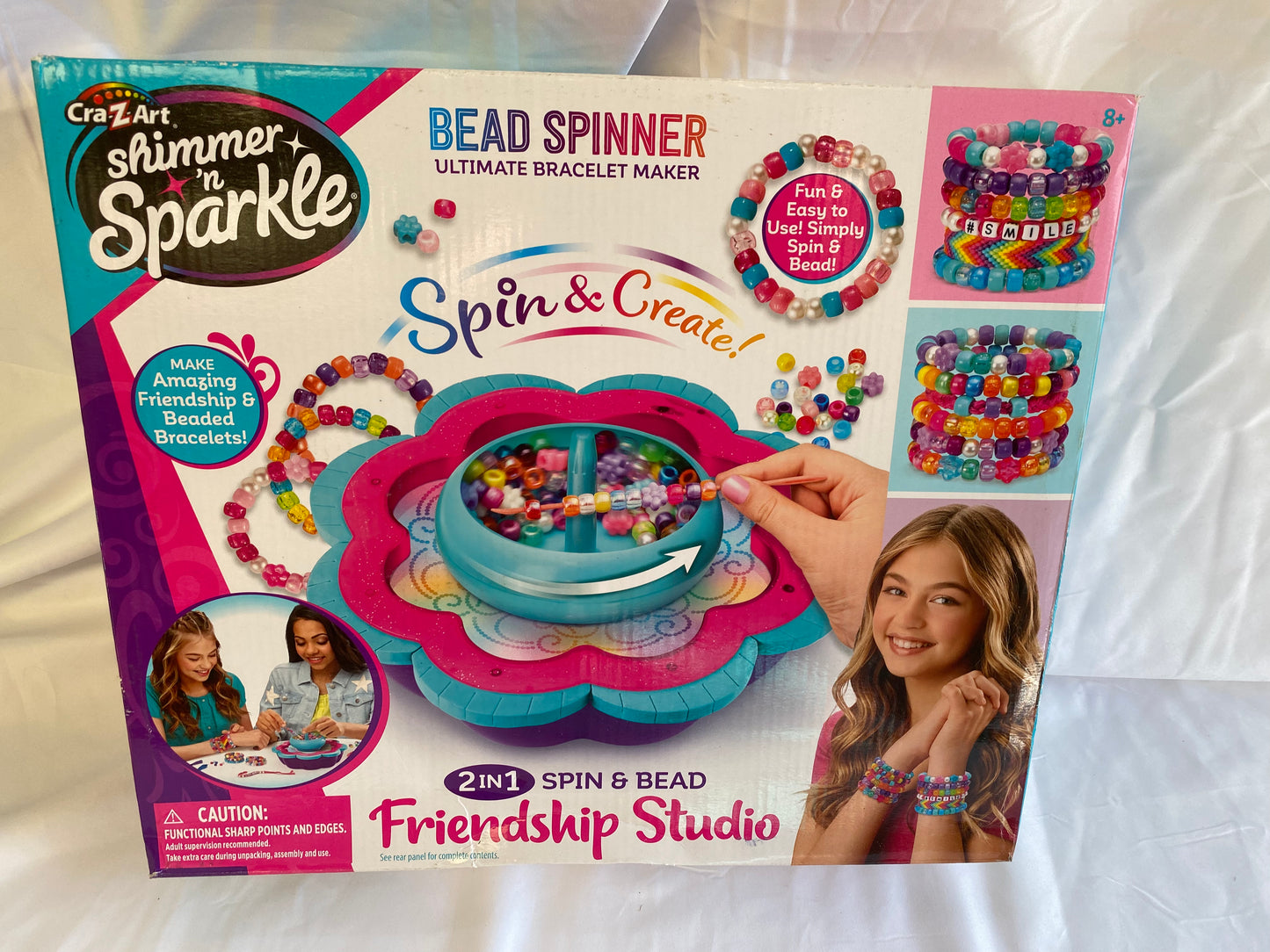 Shimmer N Sparkle 2 in 1 Spin Make Your own Beaded and Friendship Bracelets