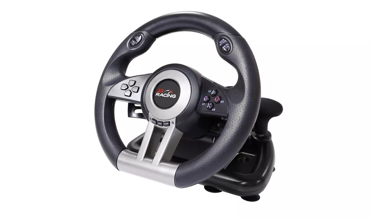 X Rocker XR Steering Wheel for Xbox One, PS4, Switch - Fully Tested & Boxed