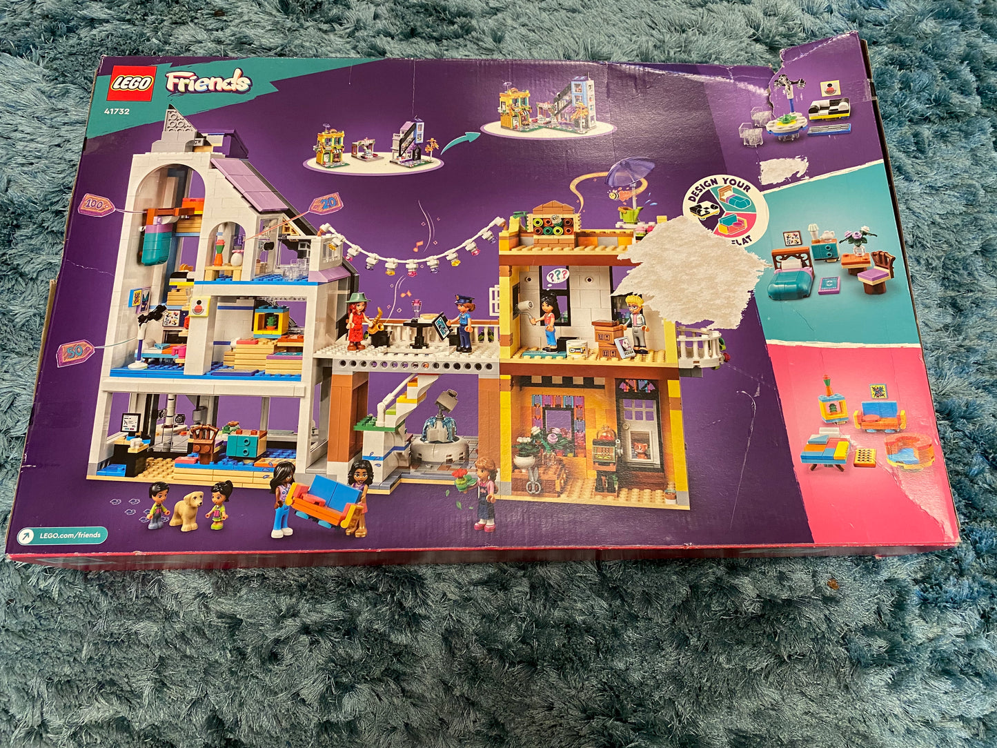 LEGO Friends 41732 Downtown Flower and Design Stores playset