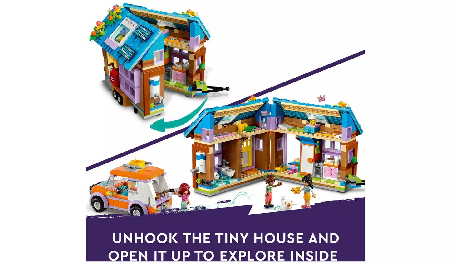 LEGO Friends 41735 Mobile Tiny House Playset with Toy Car