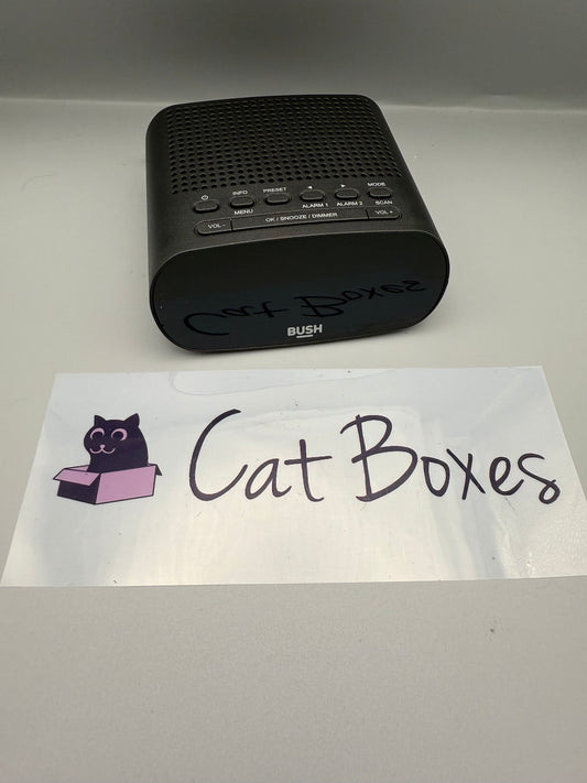 Bush Abbey DAB+/FM Clock Radio - Black