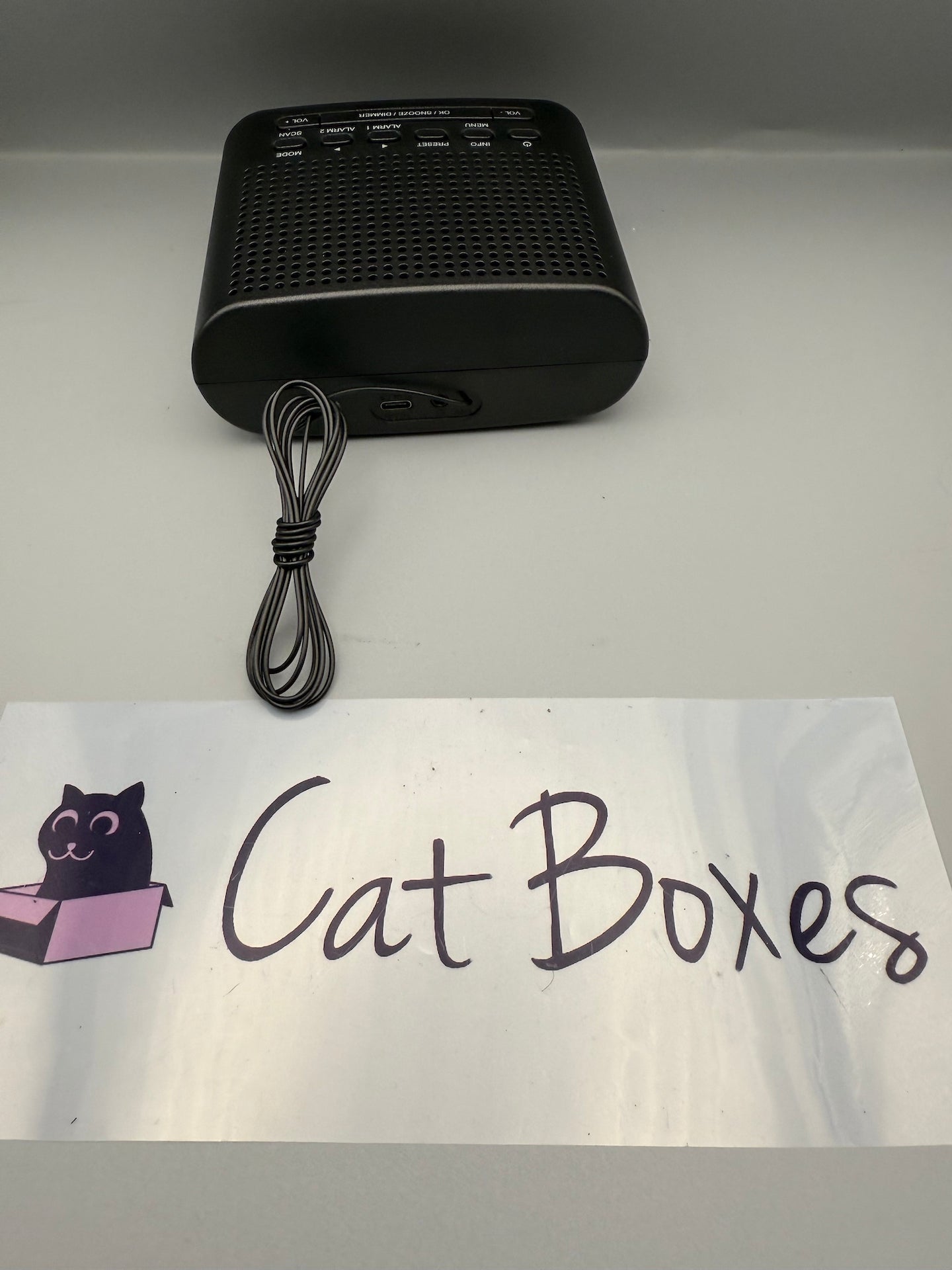 Bush Abbey DAB+/FM Clock Radio - Black