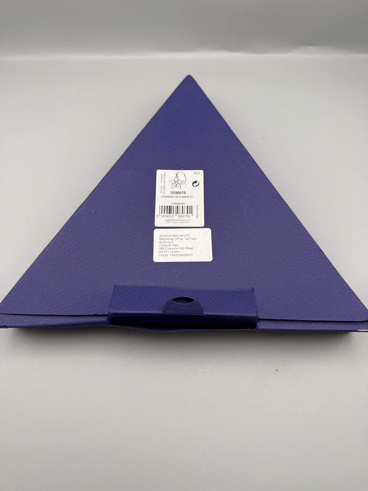 Swarovski Poinsettia 2021 Anniversary Ornament 30 Years 5596079