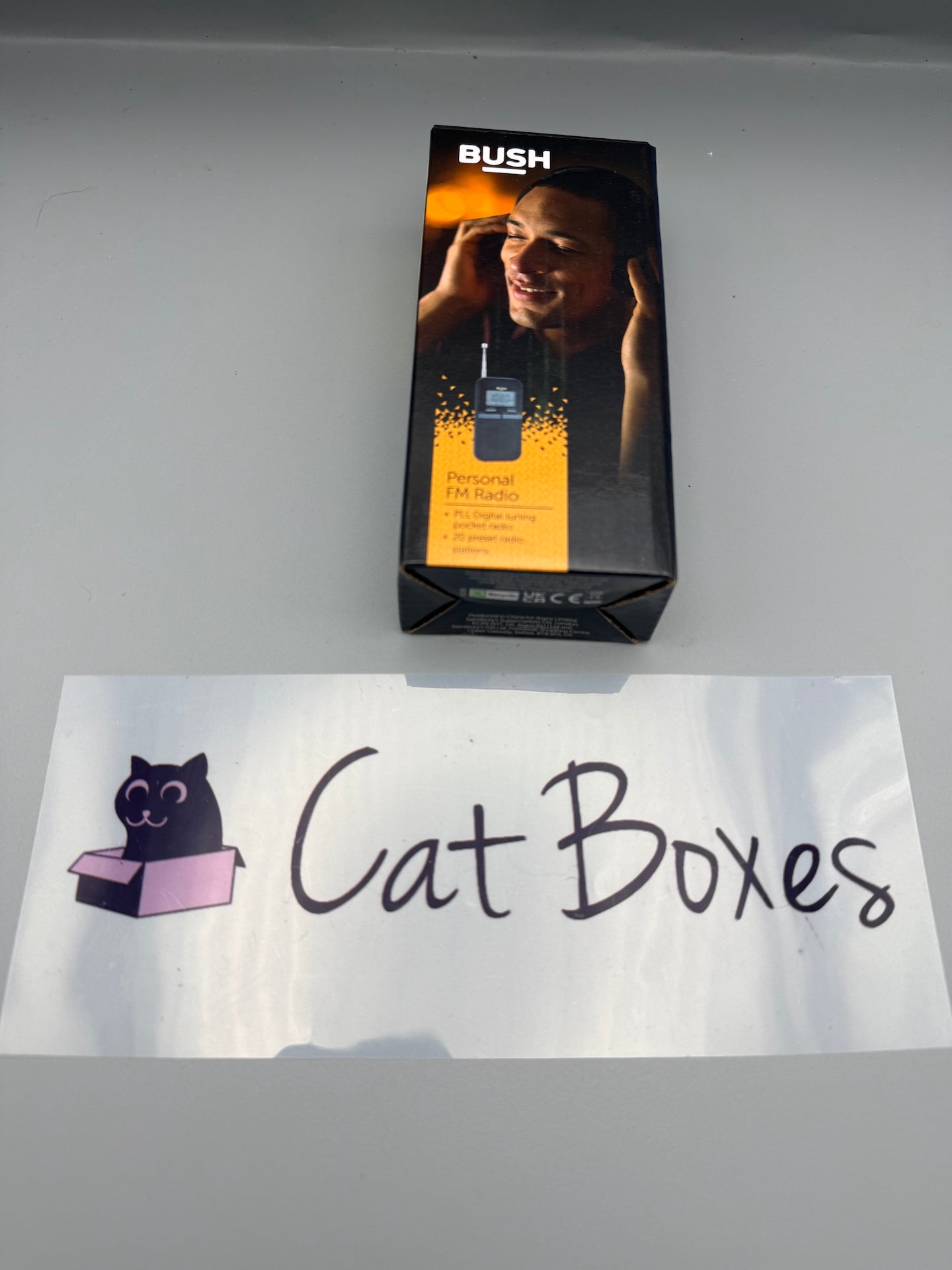 Bush Personal Portable FM Radio - Black