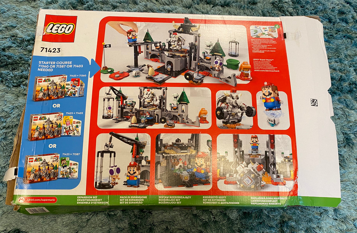 LEGO Super Mario Dry Bowser Castle Battle Expansion 71423