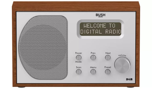 Bush DAB Radio - Brown Wood