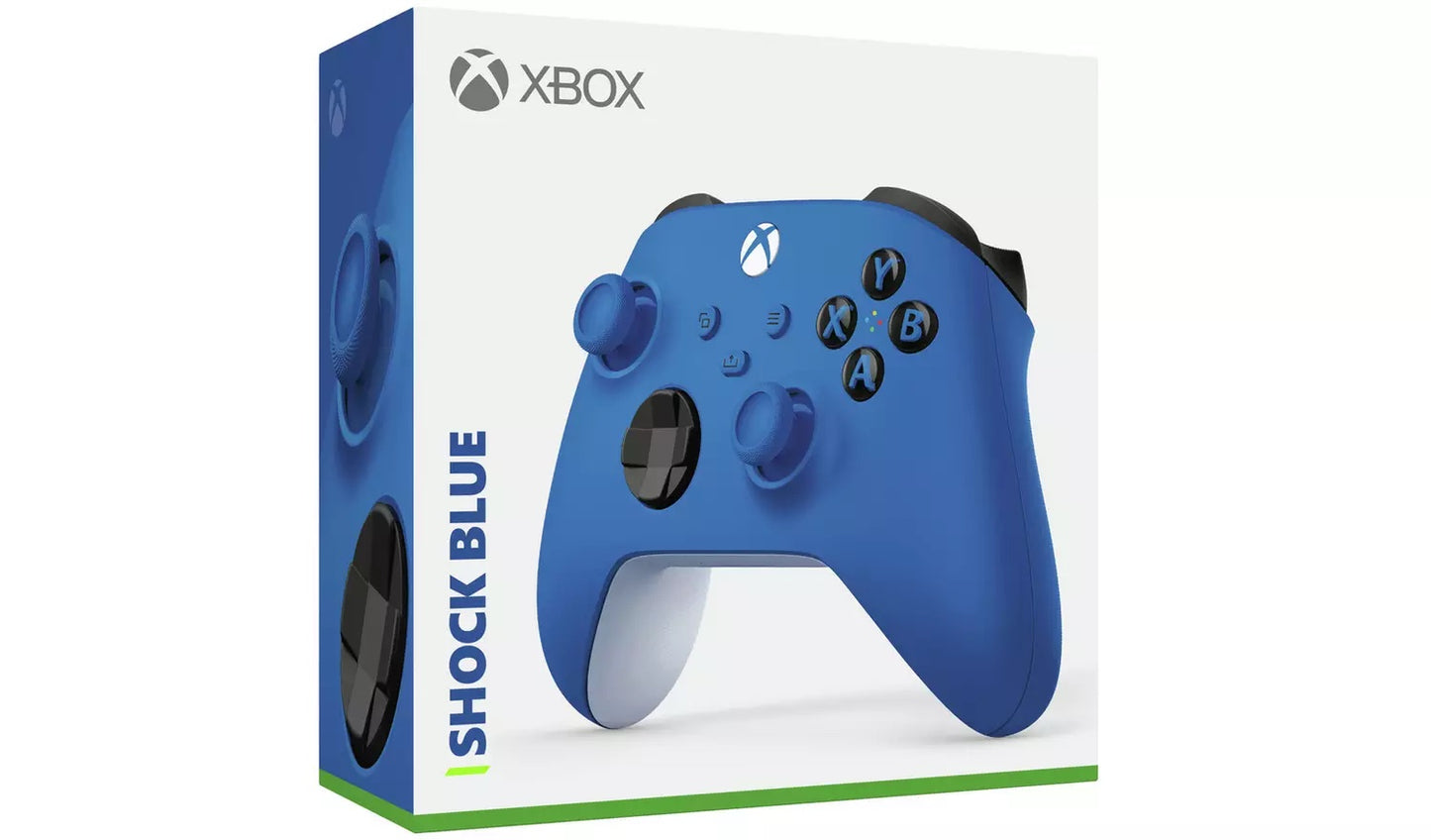 Xbox X/S & One Controller - *Shock Blue* Boxed - Official Microsoft & Wireless