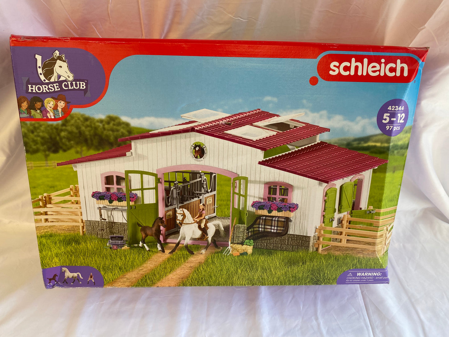 Schleich HORSE CLUB —42344, 97-Piece Riding Center Horse Playset