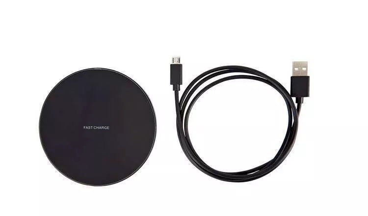 10W Fast Charge Wireless Universal Charging Pad - Black