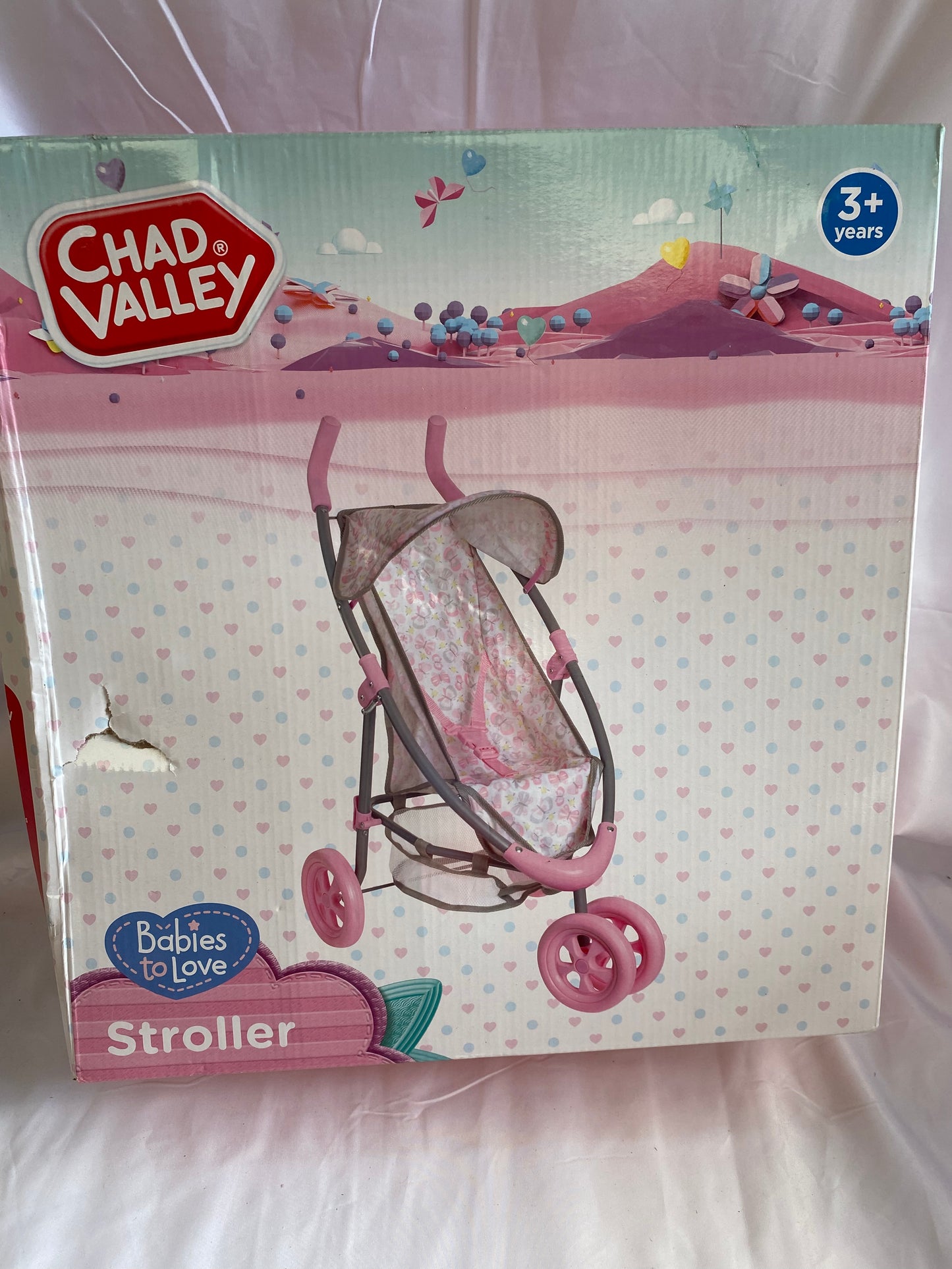 Chad Valley Babies to Love Toy Stroller for dolls **Tatty Box**