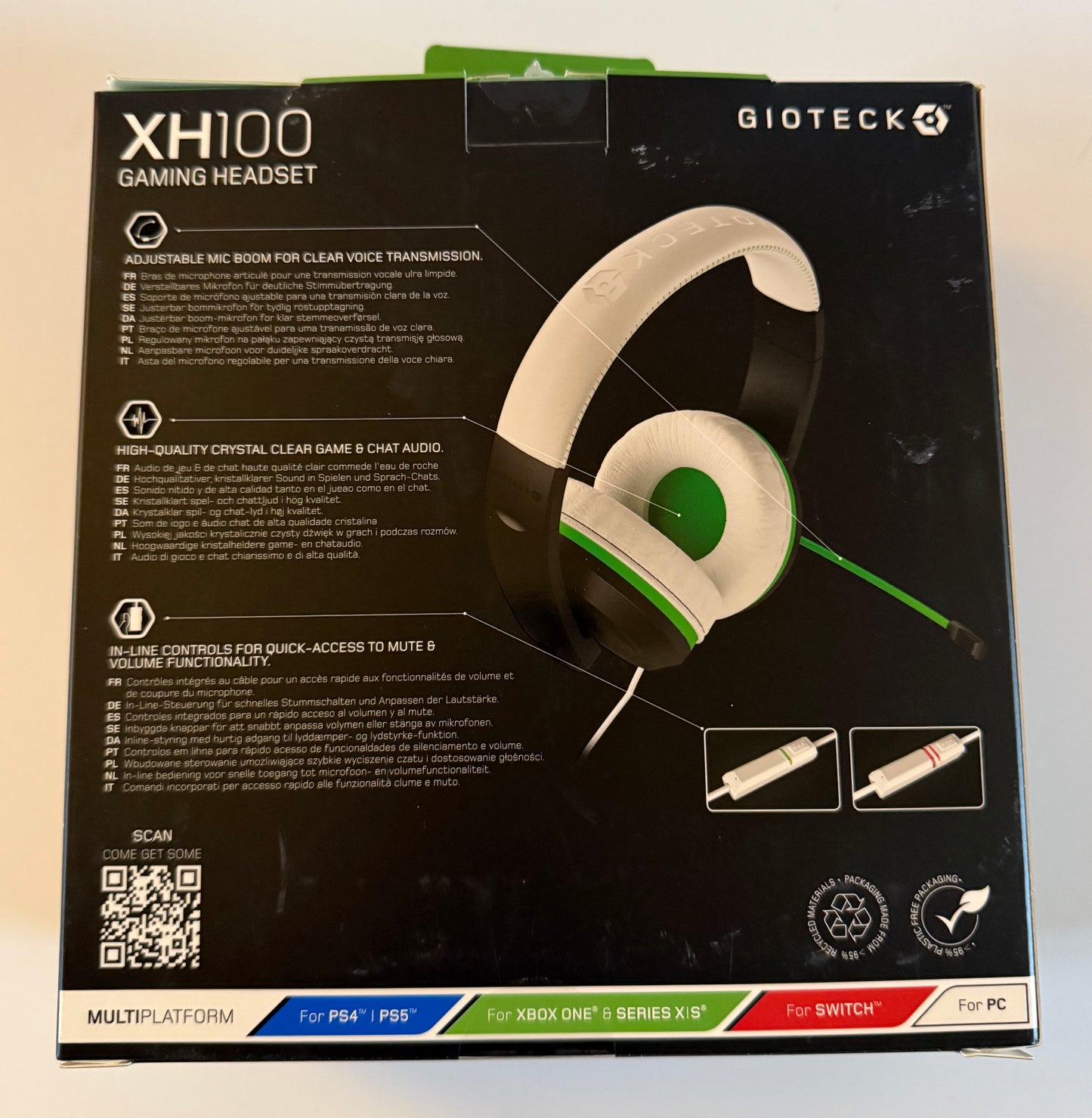 Gioteck XH100X Xbox, PS5, PS4, Switch, PC Headset