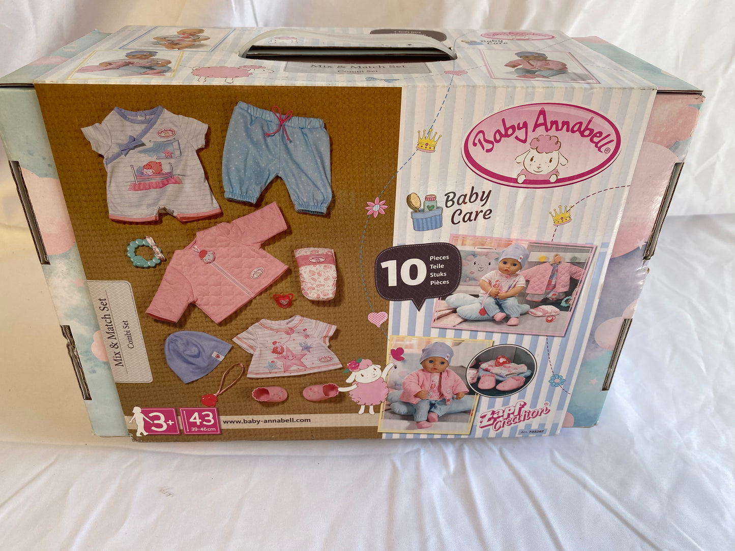 Baby Annabell Mix & Match Set - For Toddlers 3 Years & Up - Easy for Small Hands