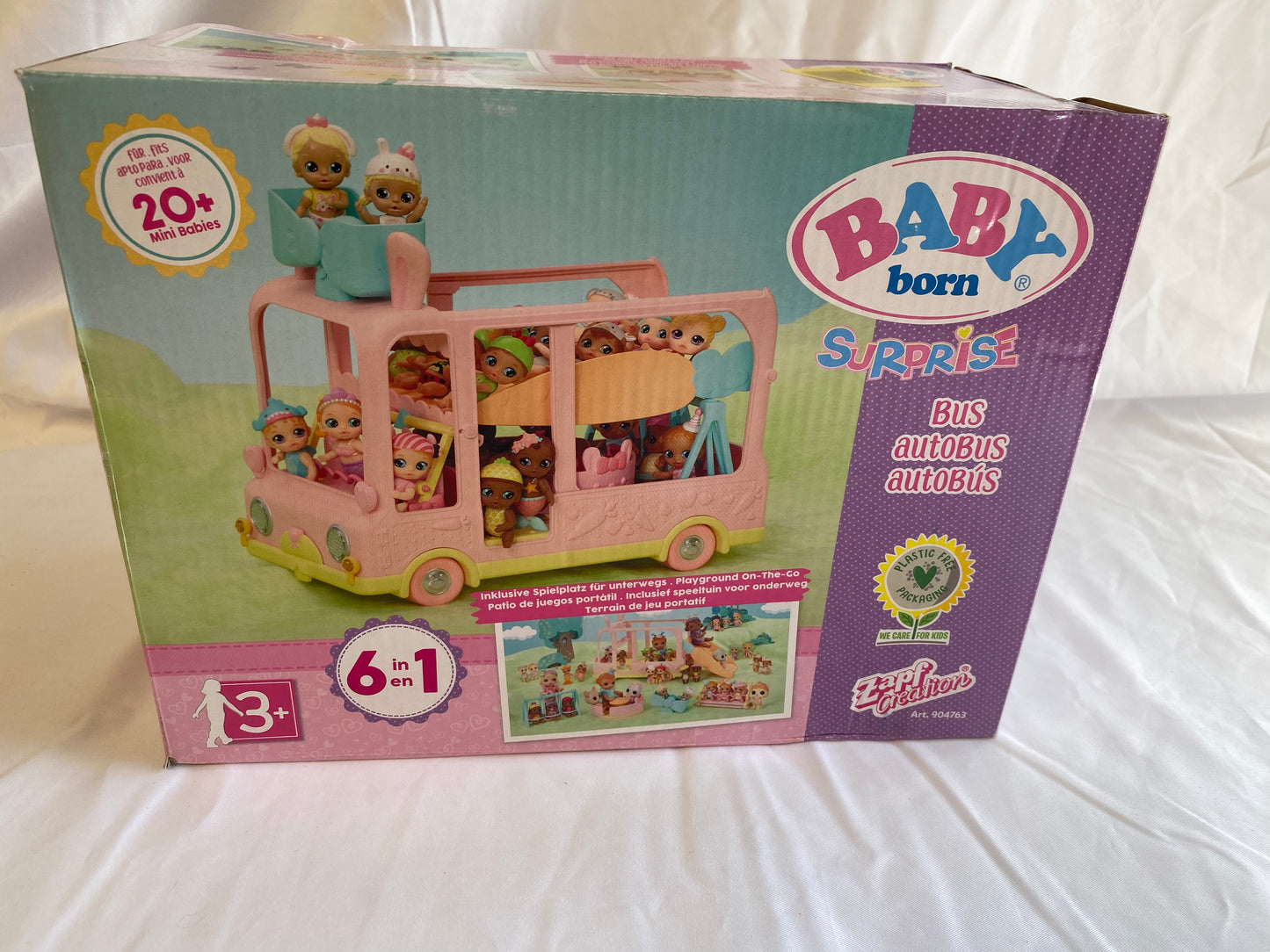 BABY Born Born Surprise Mini Babies Bus Playset